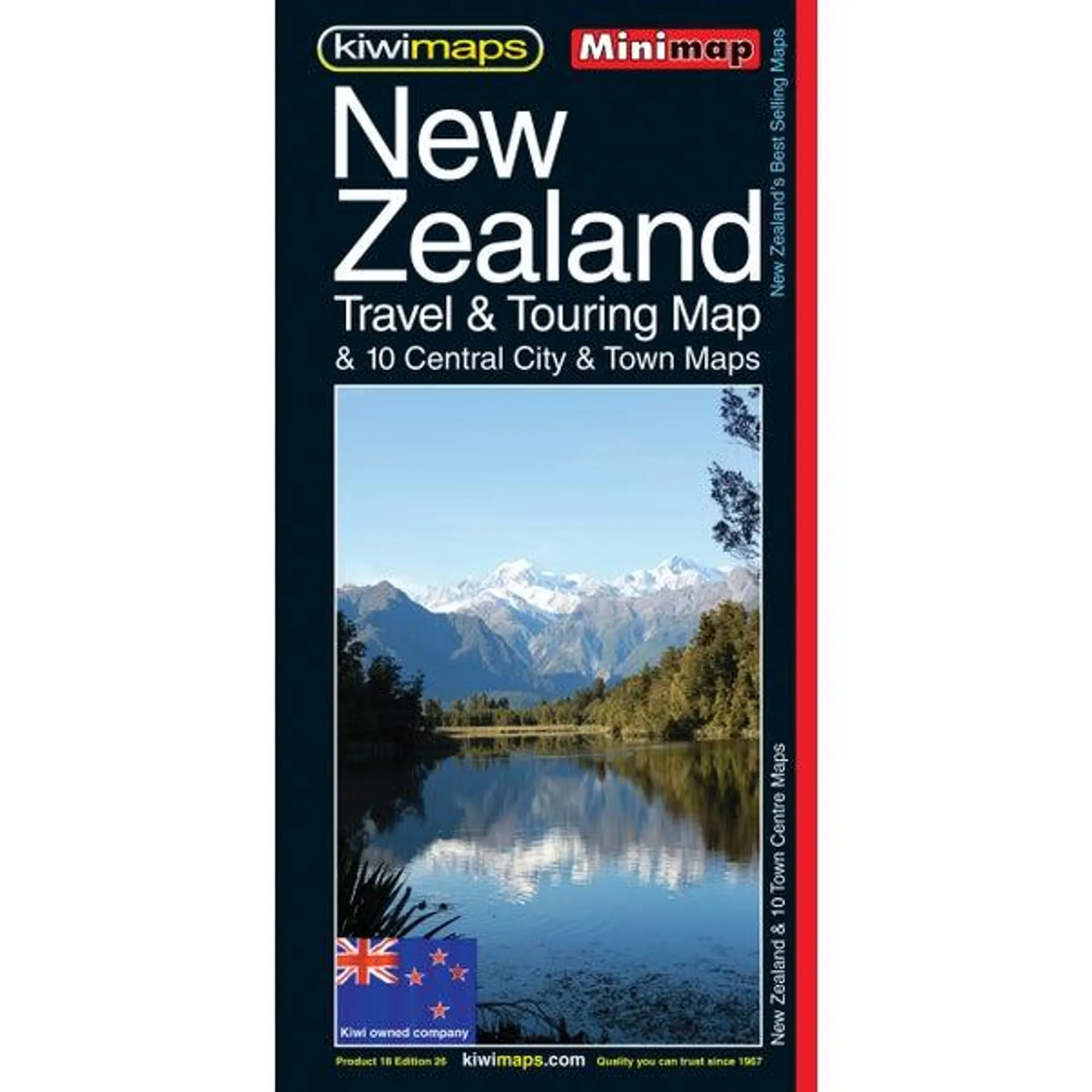 Minimap New Zealand Travel & Touring Map Single Item