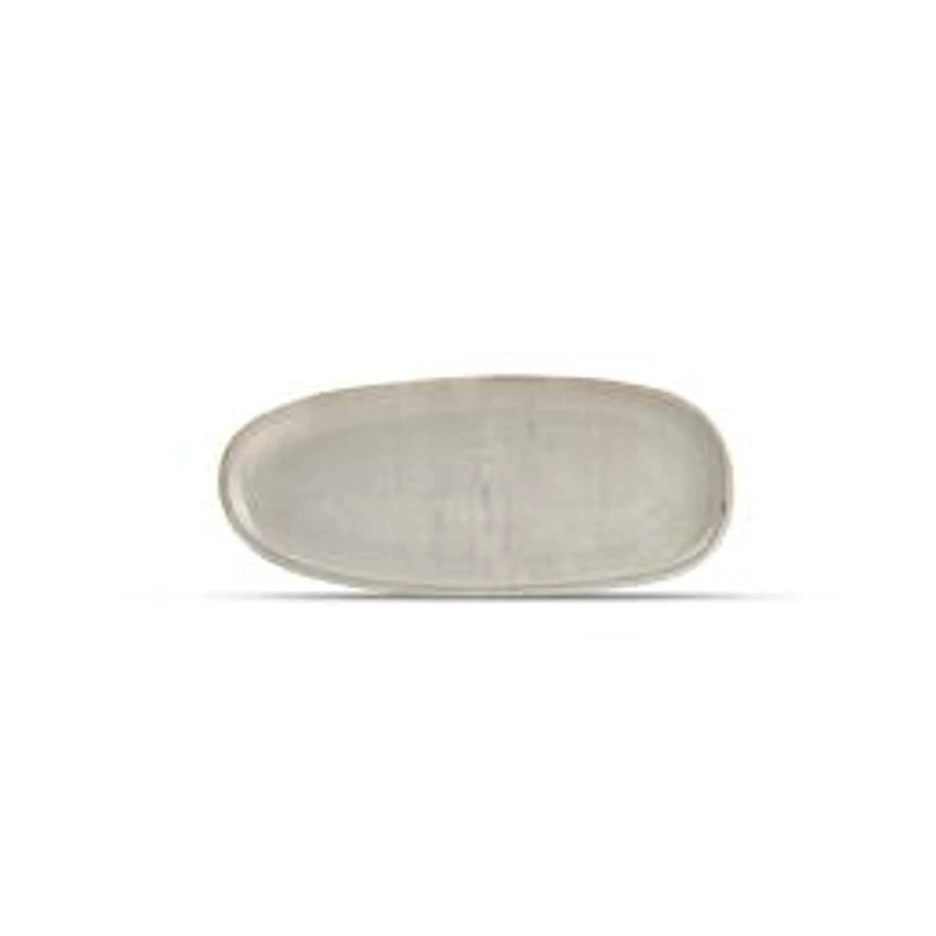 Fine 2 Dine Nova Oval Serving Plate, Grey, 34cm