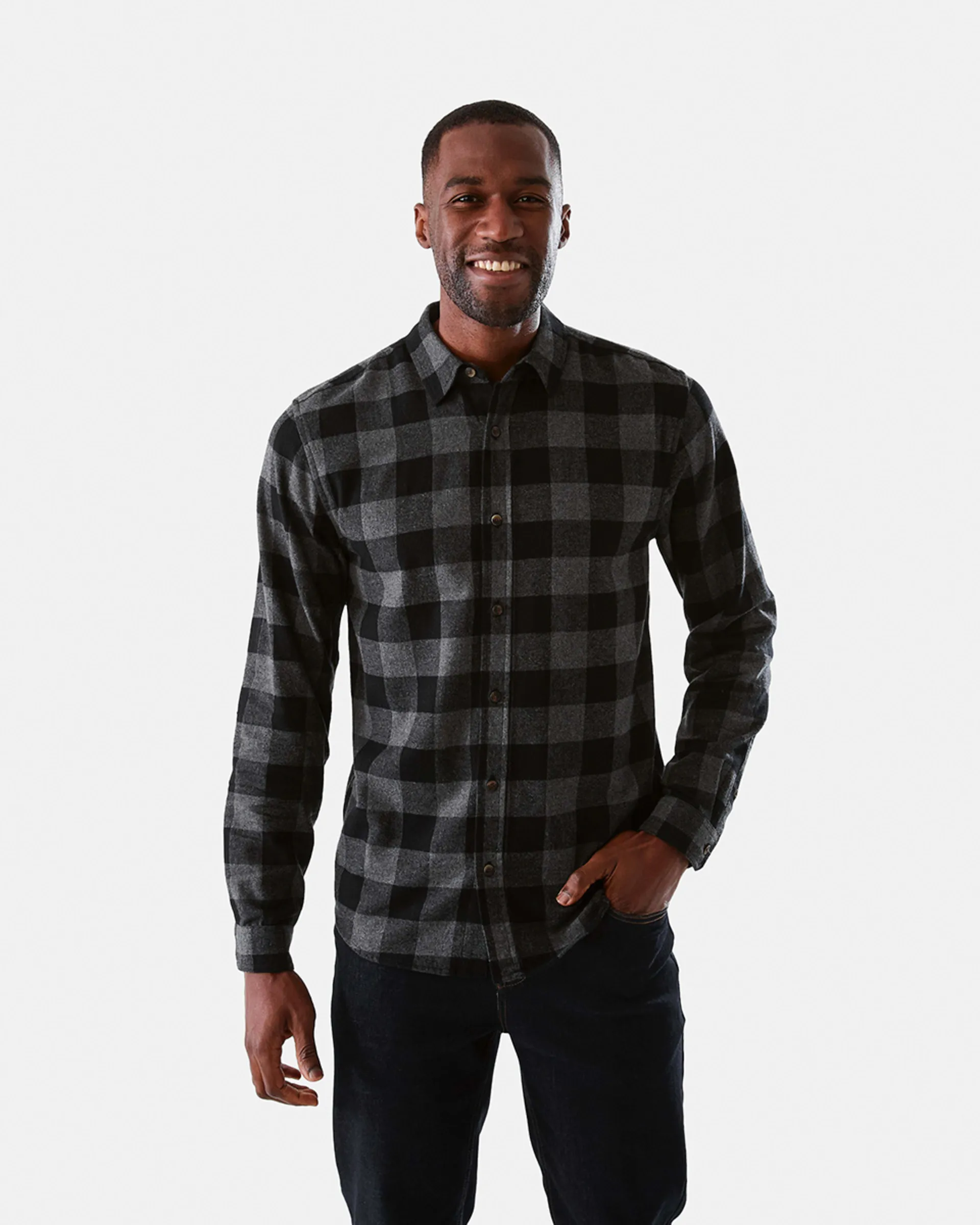 Long Sleeve Buffalo Check Shirt