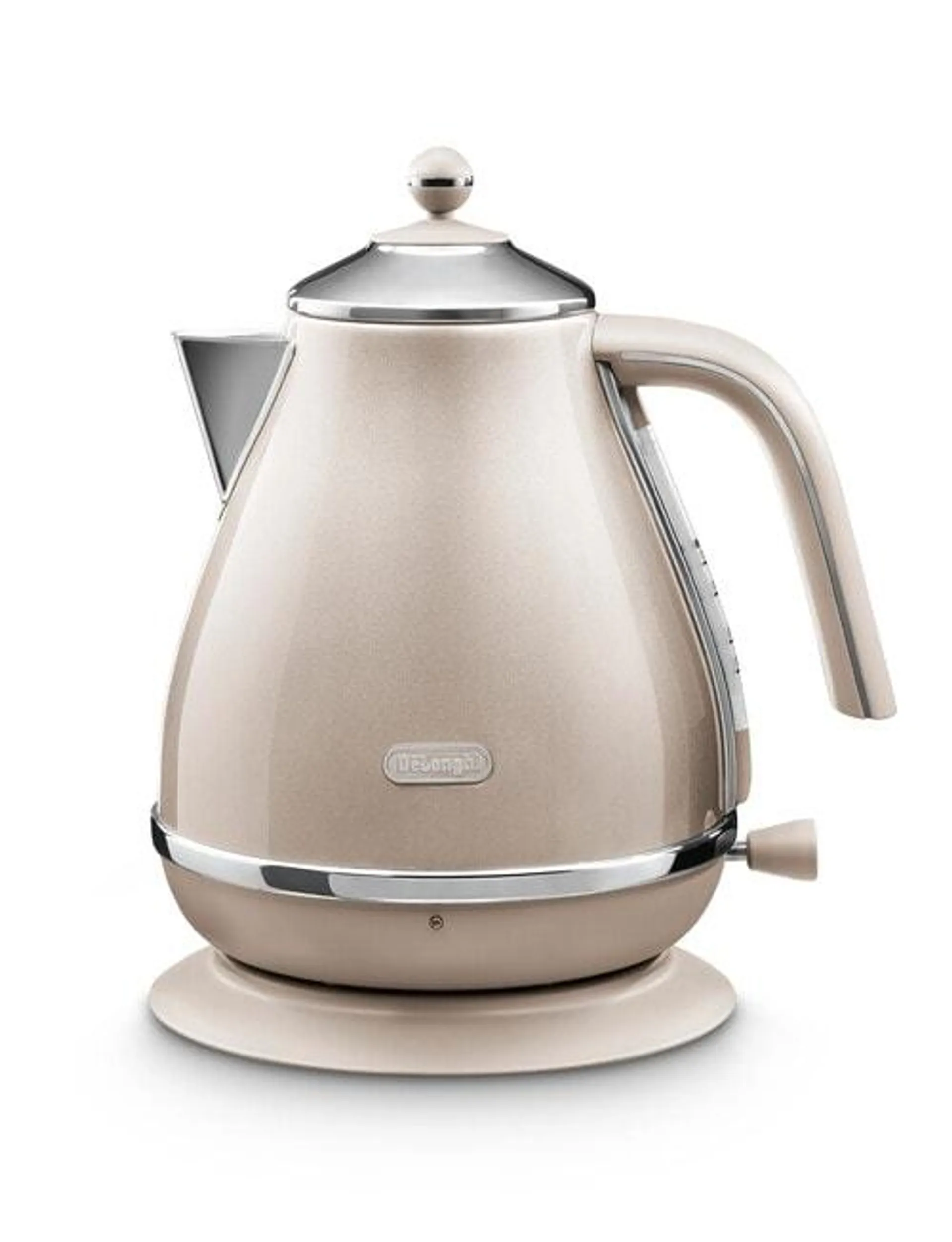 DeLonghi Icona Metallics Kettle, Beige, KBOT2001BG