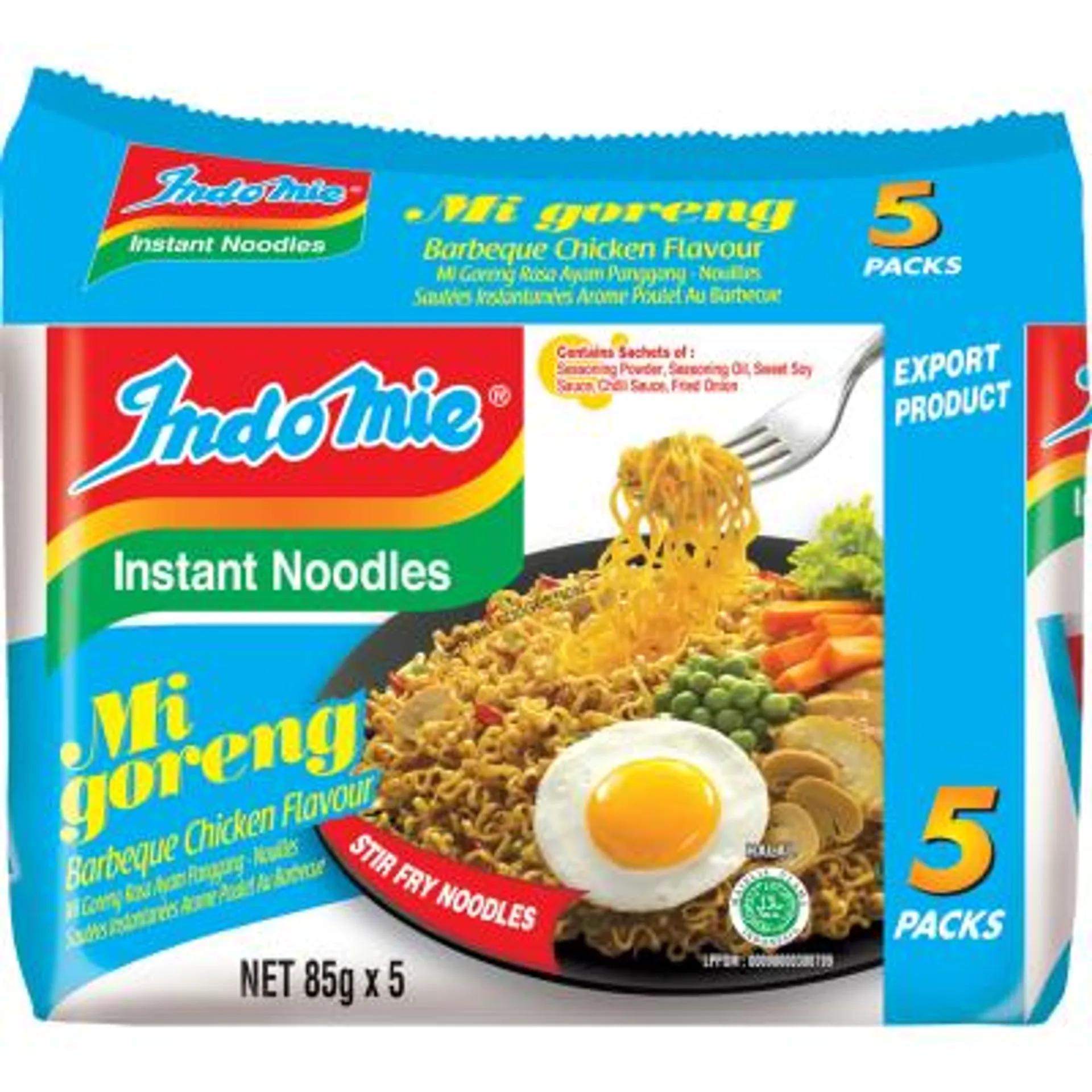 Indomie Mi Goreng BBQ Chicken Instant Noodles