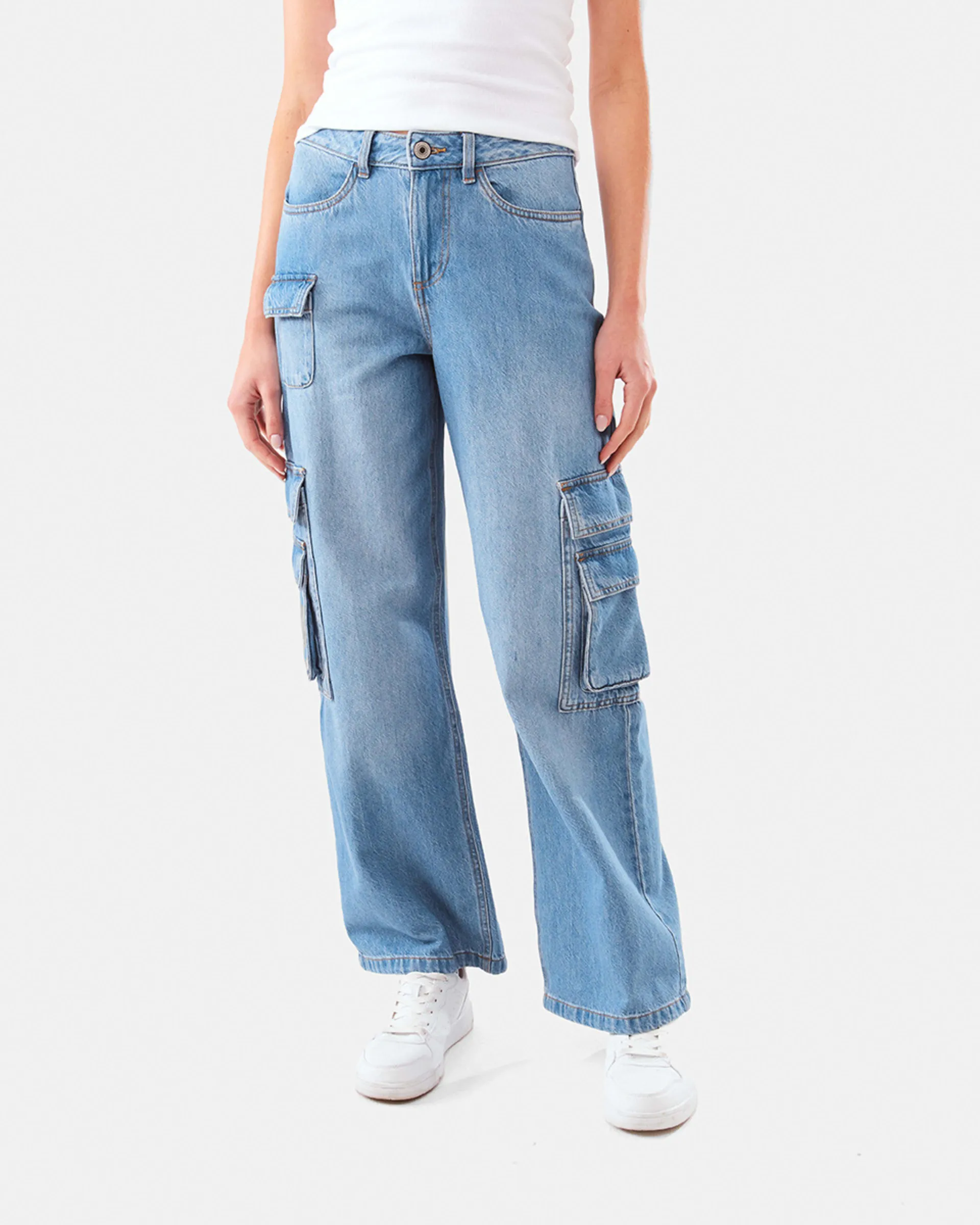 Cargo Pocket Jeans