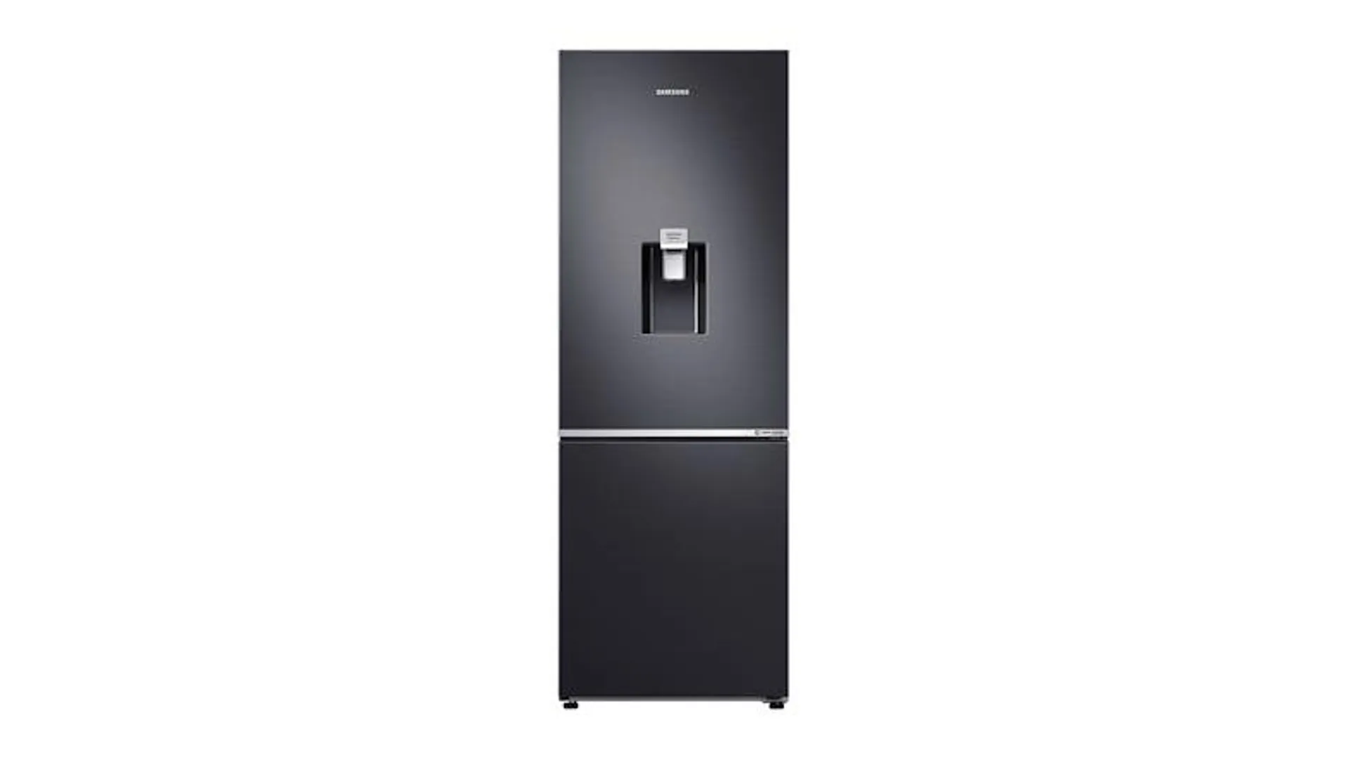 Samsung 307L Bottom Mount Fridge Freezer with Water Dispenser - Black (RB30N4160B1/SA)