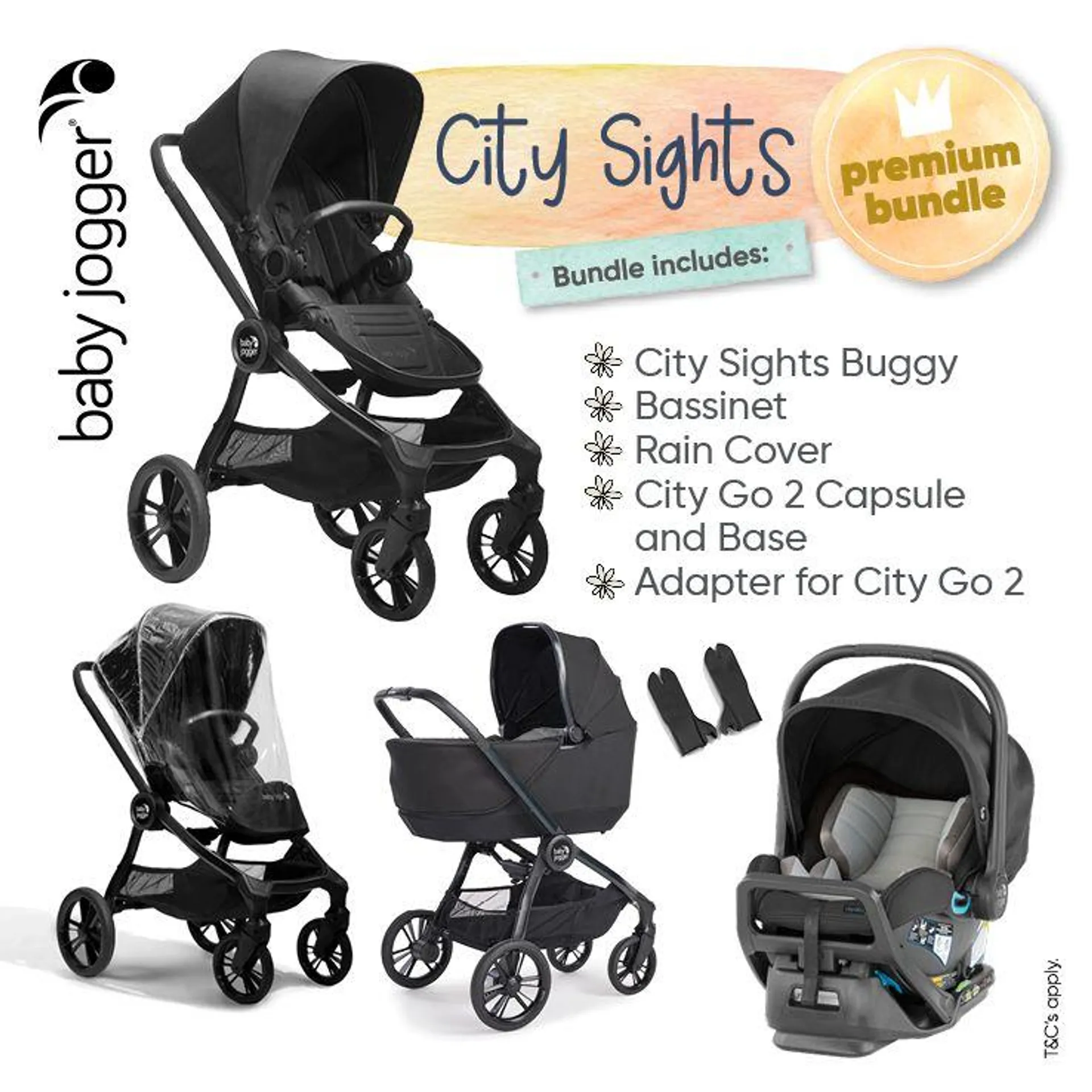 Baby Jogger City Sights Premium Bundle