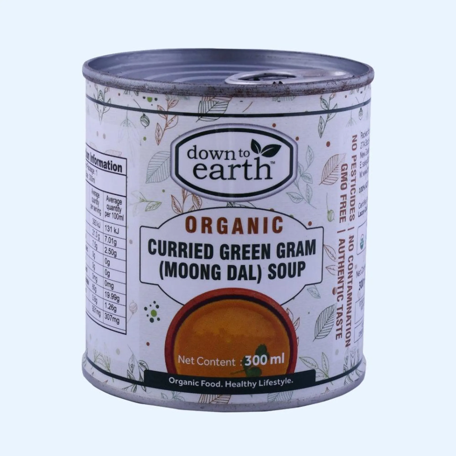 Down To Earth Org Soup Green Gram 300G