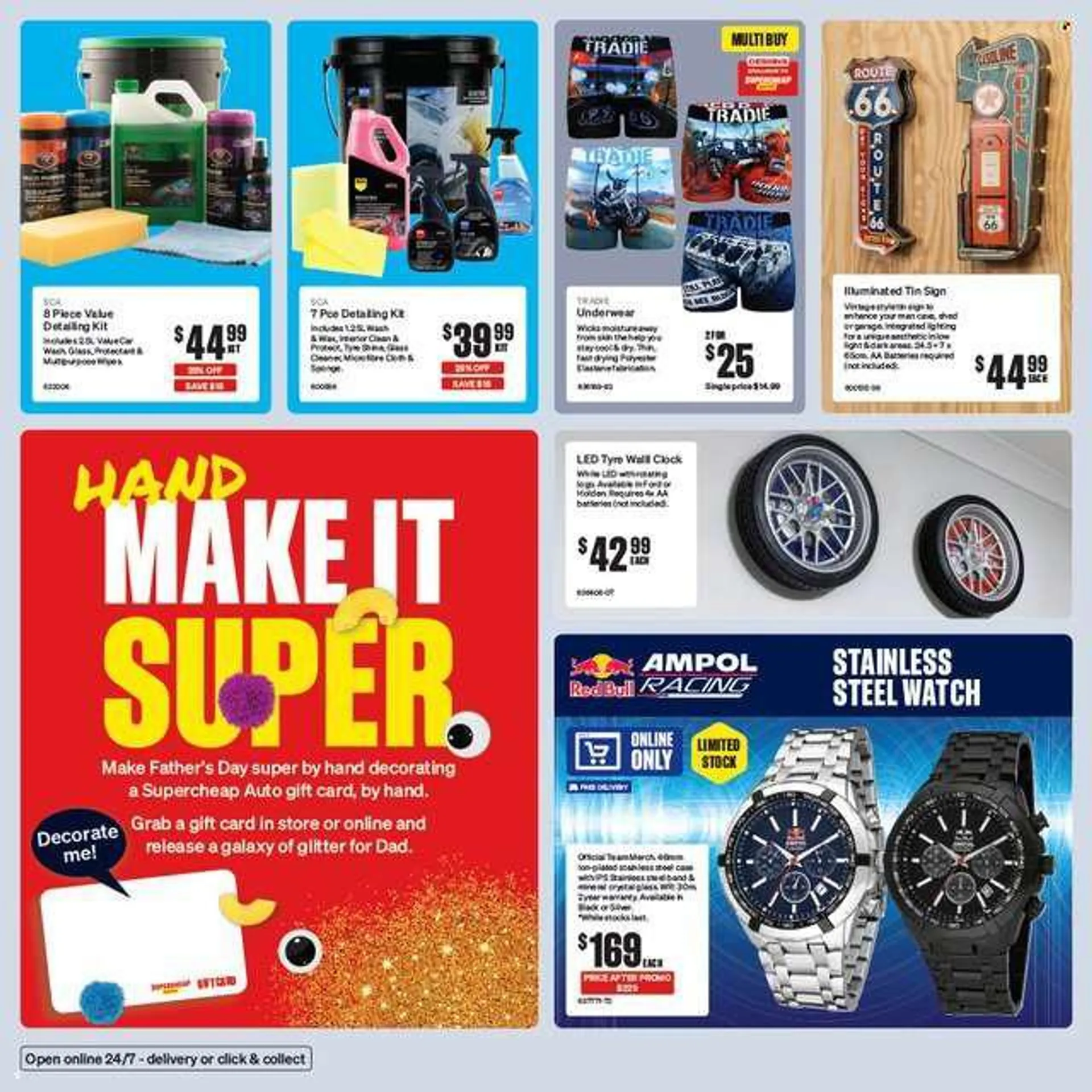 SuperCheap Auto mailer - 11.08.2022 - 21.08.2022 - Sales products - clock. Page 2.