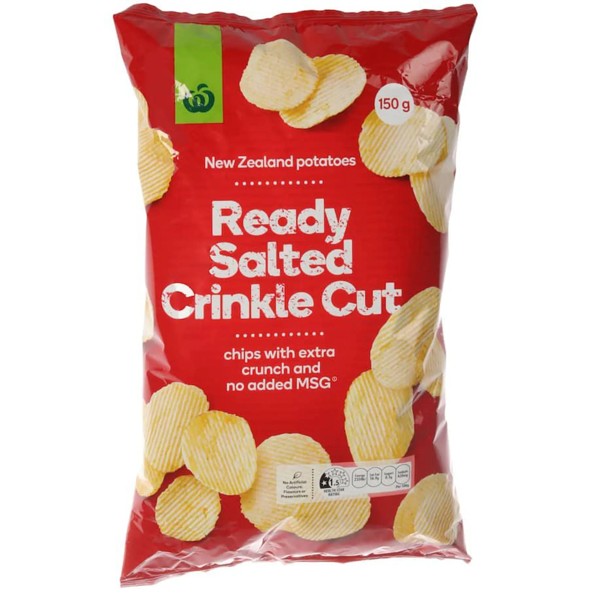 Woolworths Chips Ready Salted Crinkle Cut