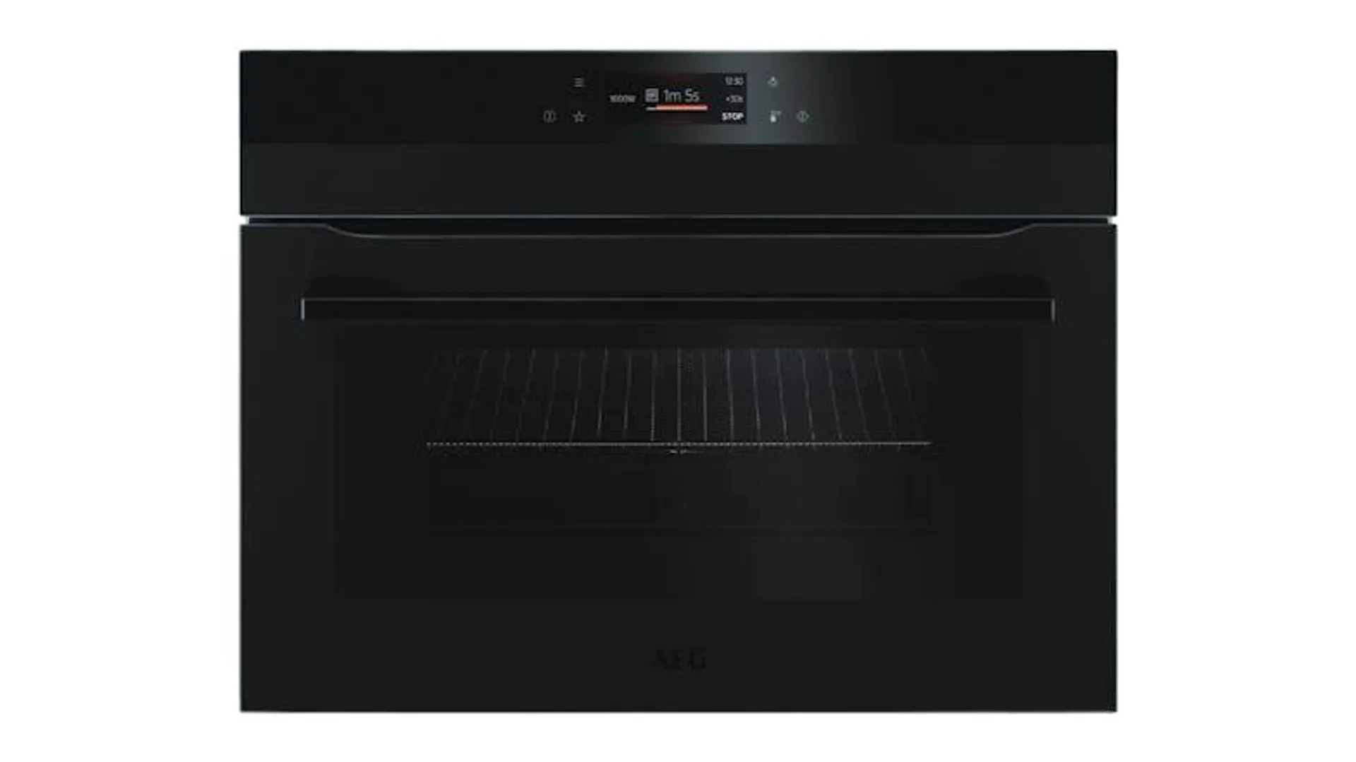 AEG 43L 23 Function Built-In Microwave Oven - Matte Black (KMK76208PT)