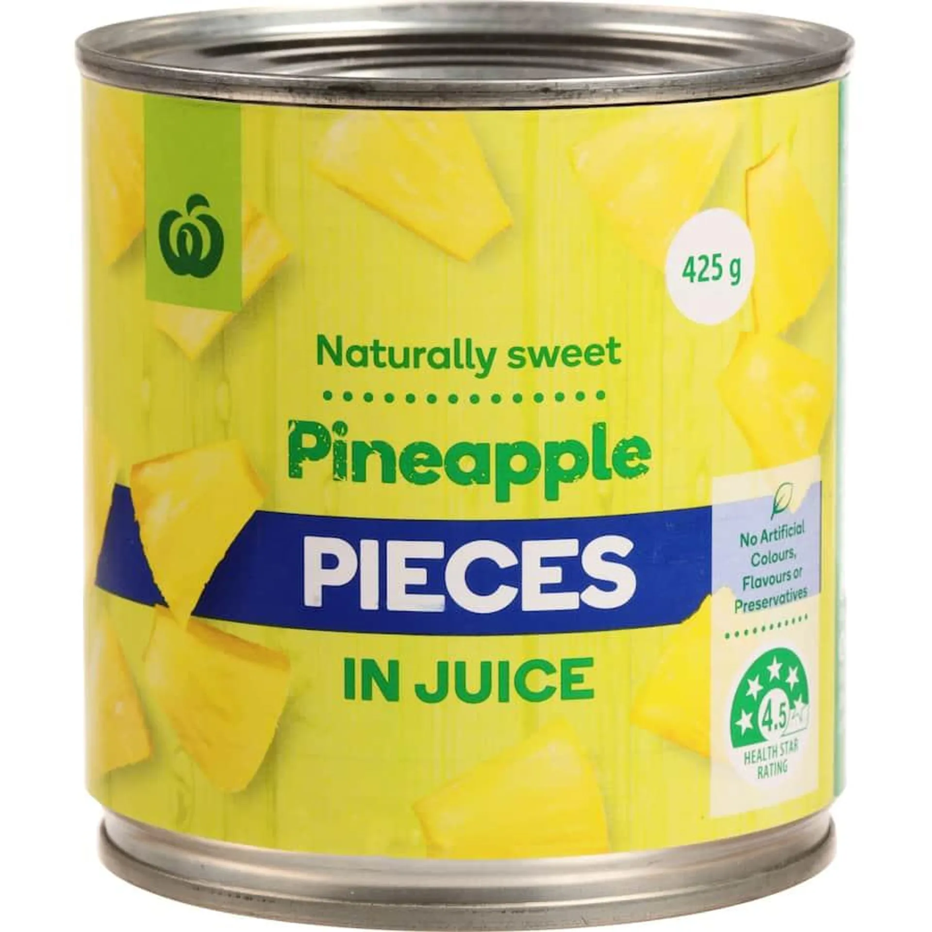 Woolworths Pineapple Pieces In Natural Juice