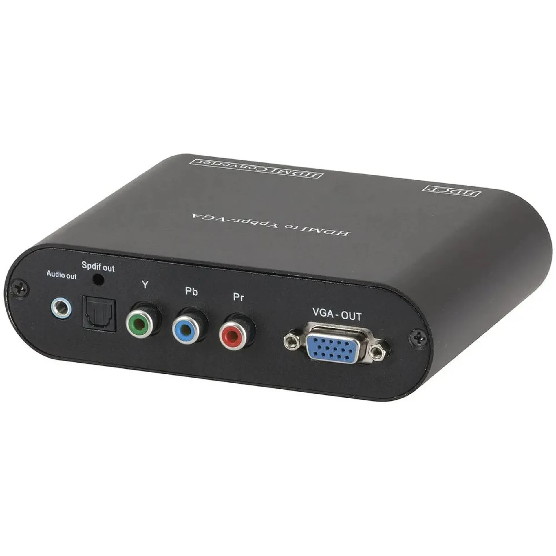 2 x HDMI to VGA/Component /Analogue/Digital Audio Converter