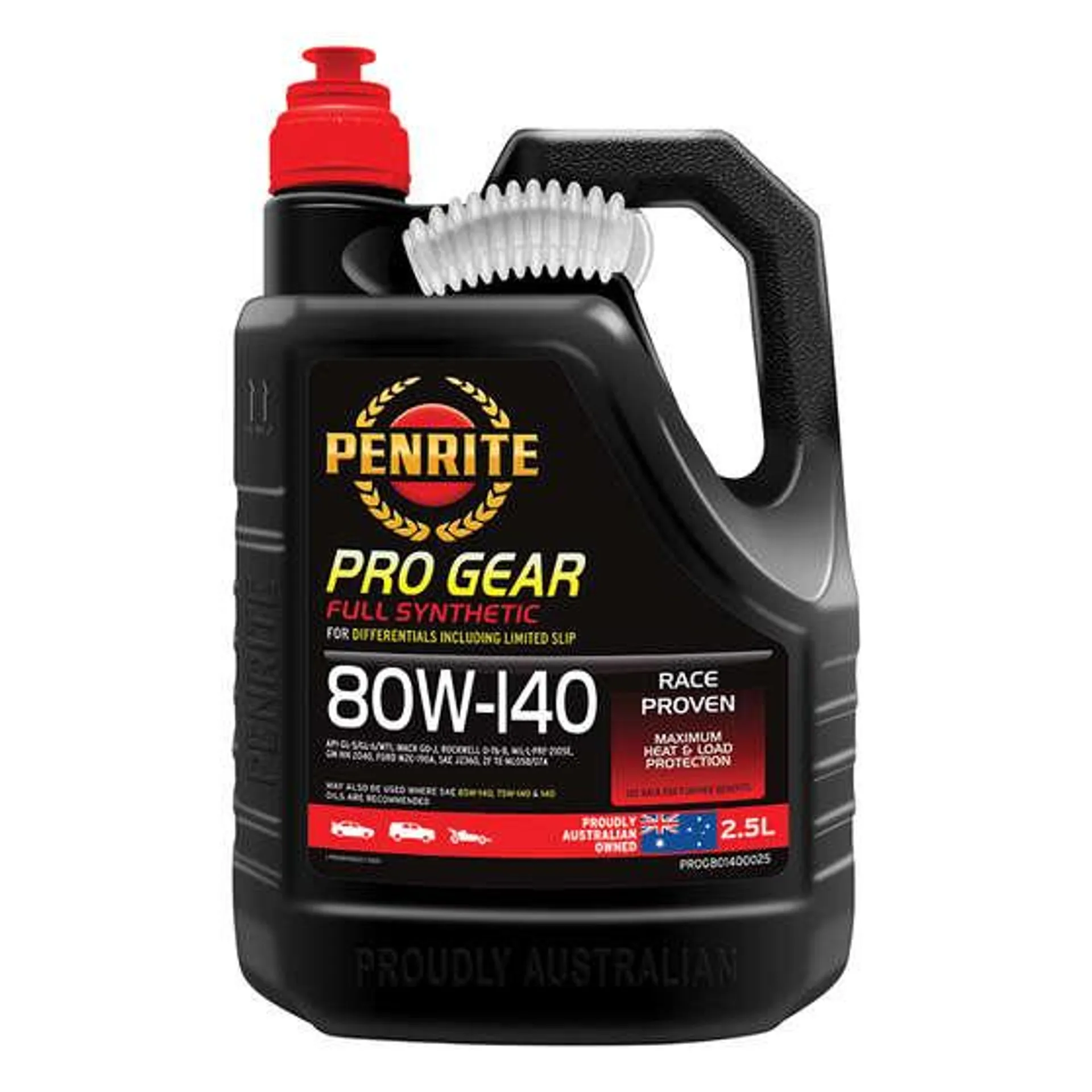 Penrite Pro Gear Oil - 80W-140, 2.5 Litre