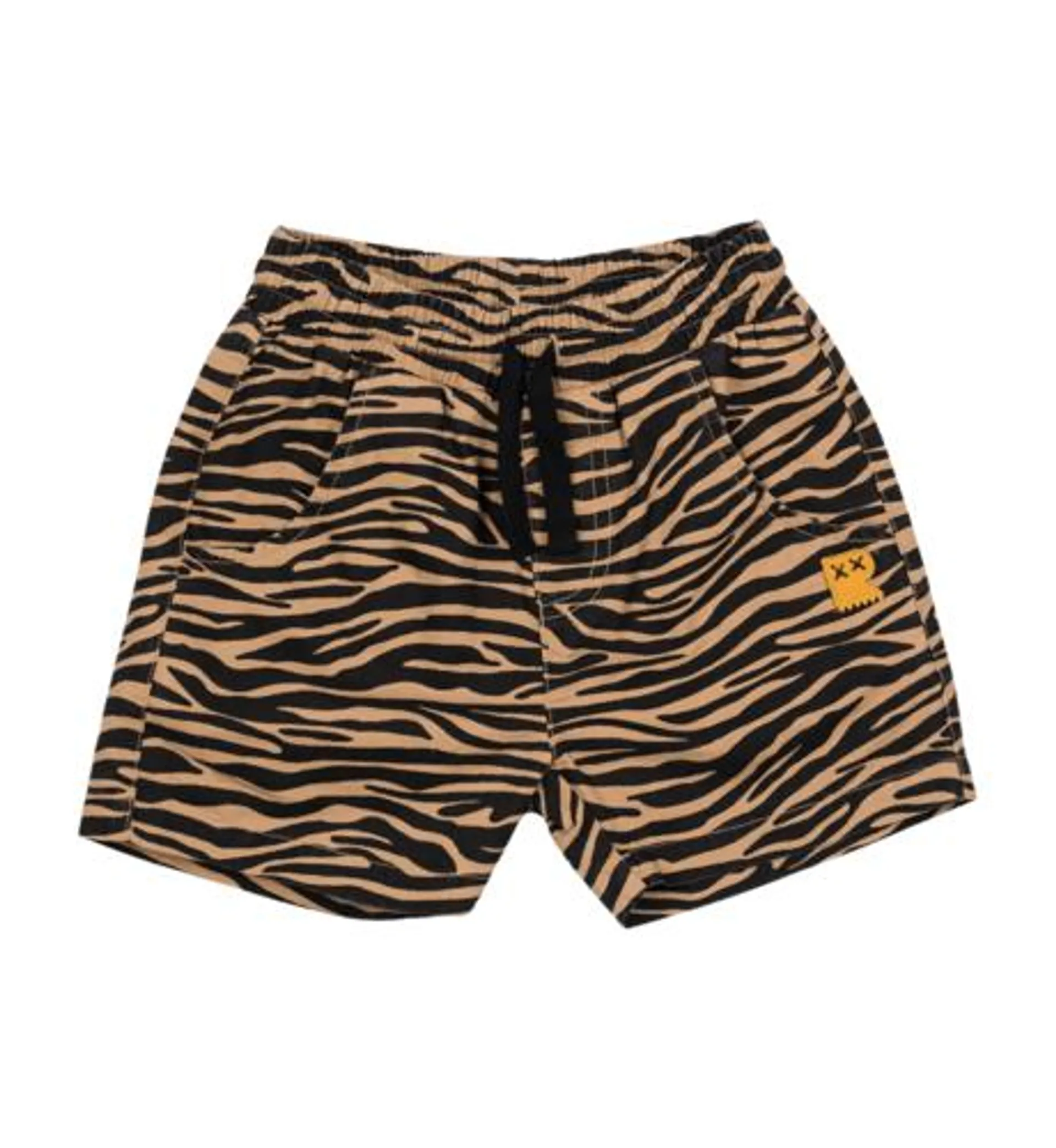 Rock Your Kid Taupe Tiger Shorts