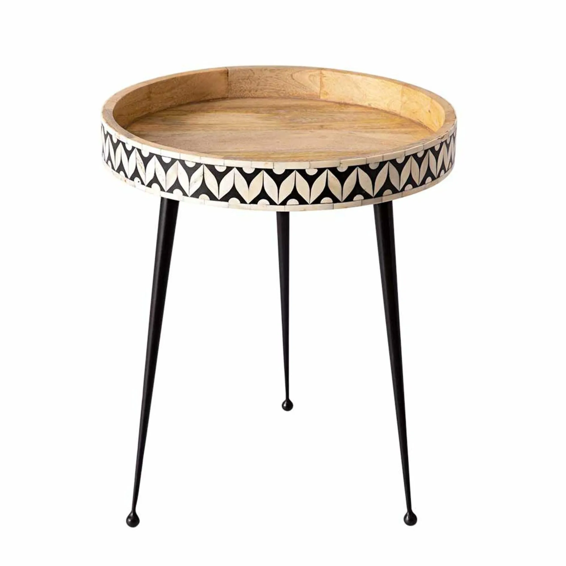 Indali Bone Inlay Side Table