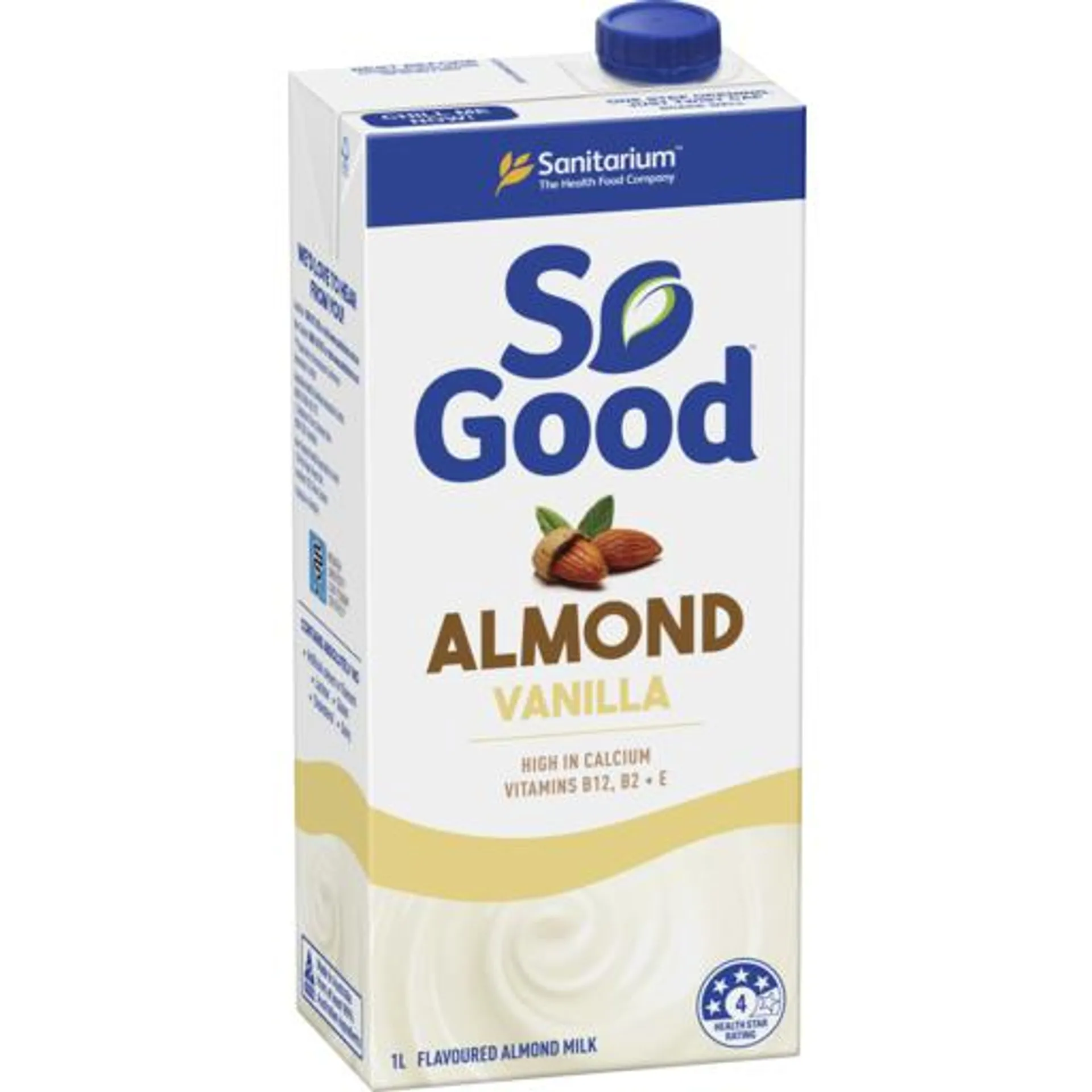So Good UHT Almond Milk Vanilla Flavoured 1L