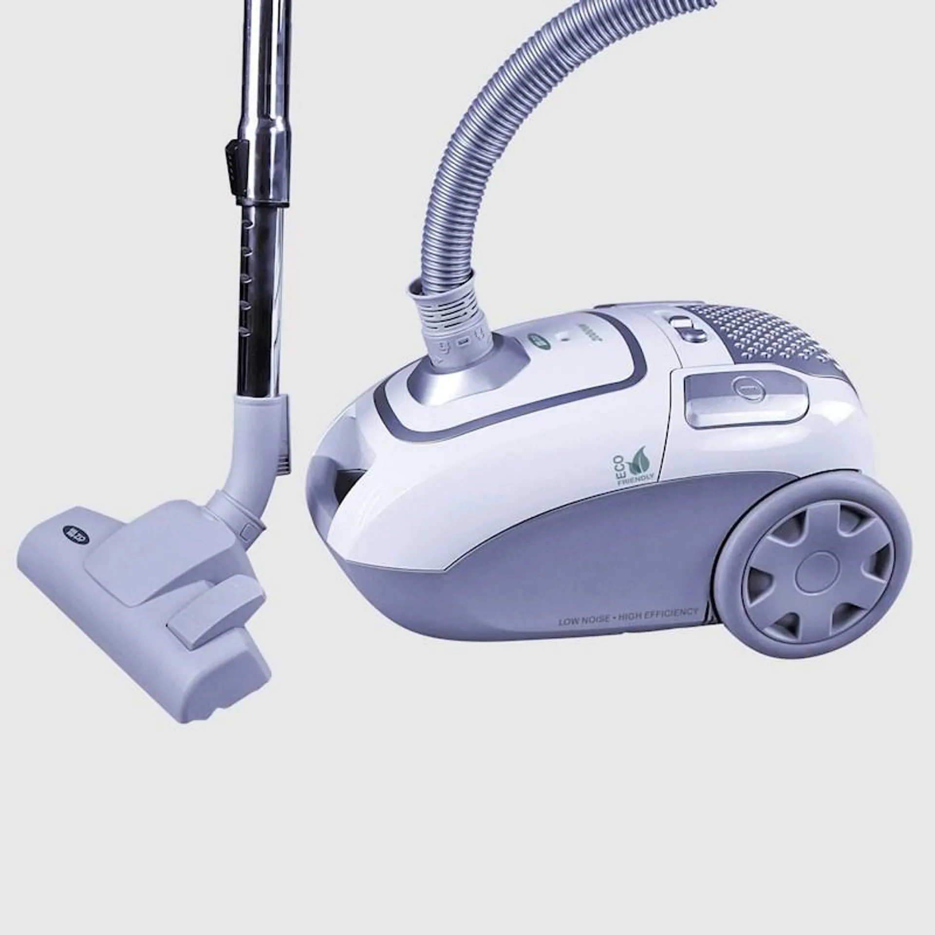 Zip Power Force Bagged Vacuum White Silver 434