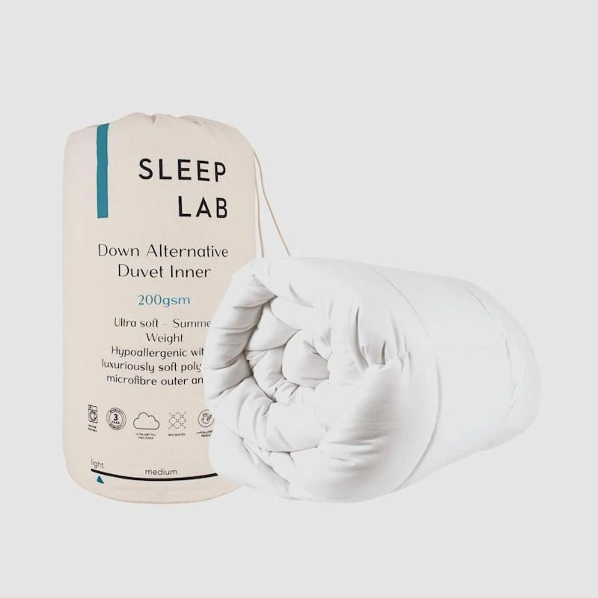 Sleep Lab 200gsm Microfibre Duvet Inner