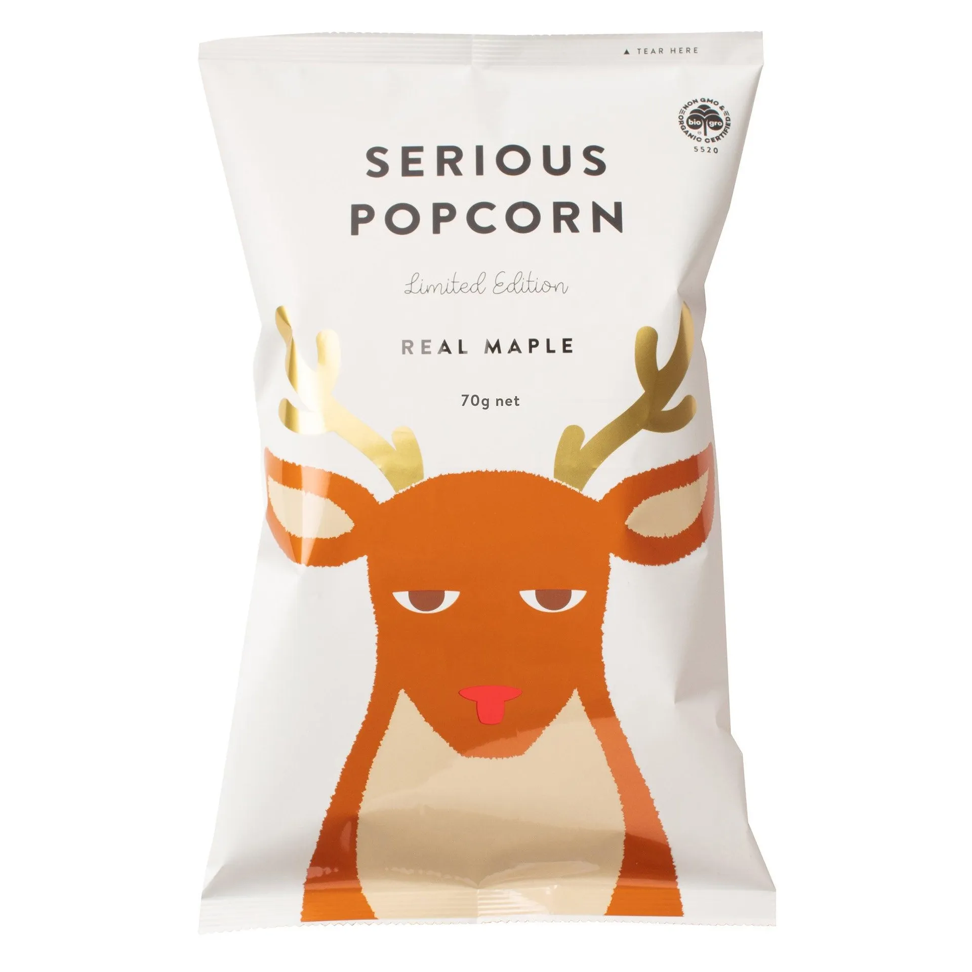 Serious Real Maple Popcorn 70g