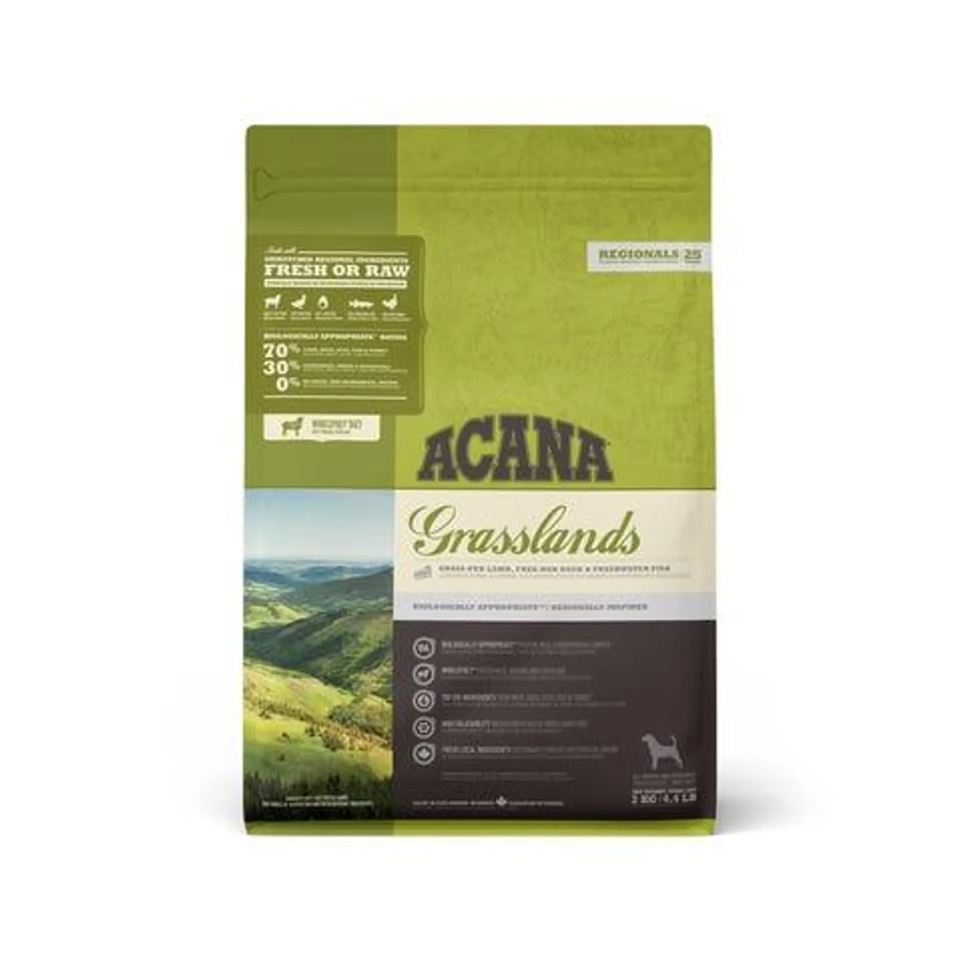 Acana Grain Free Regionals Grasslands Dog Food 2kg