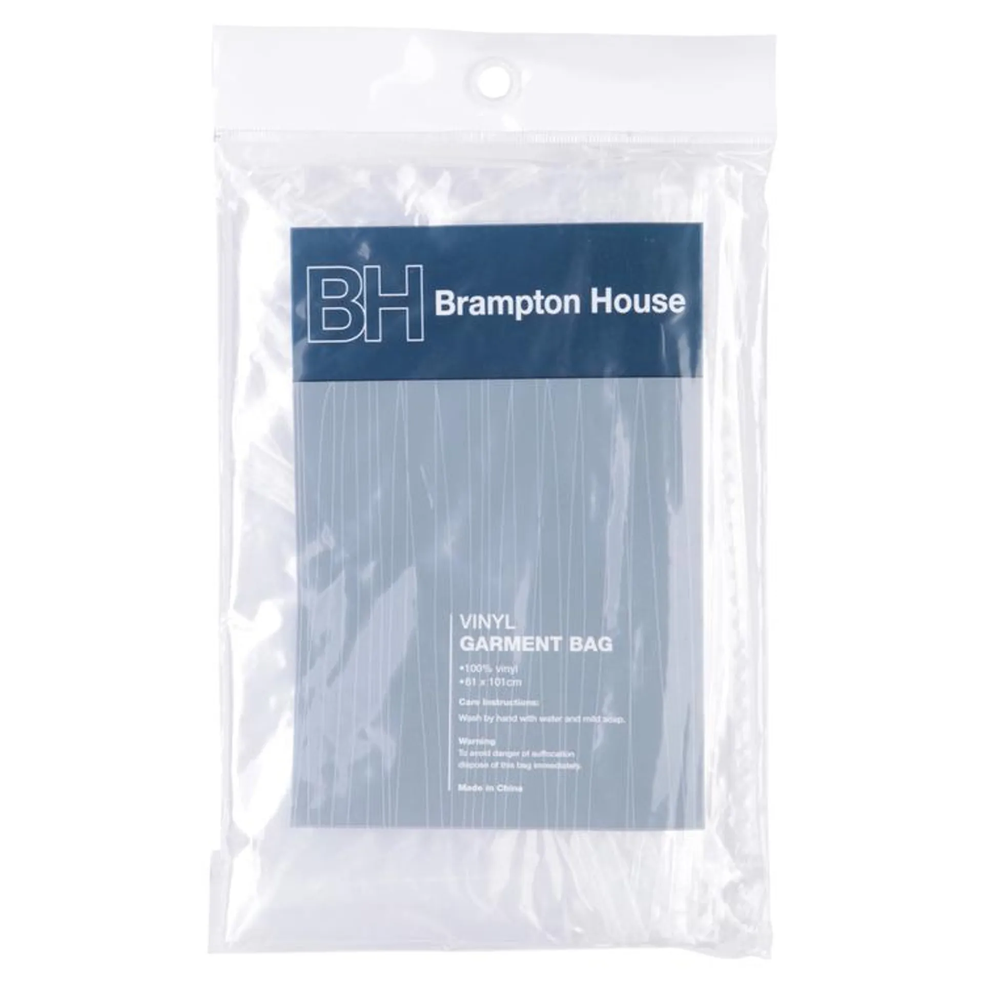 Brampton House Garment Bag Clear