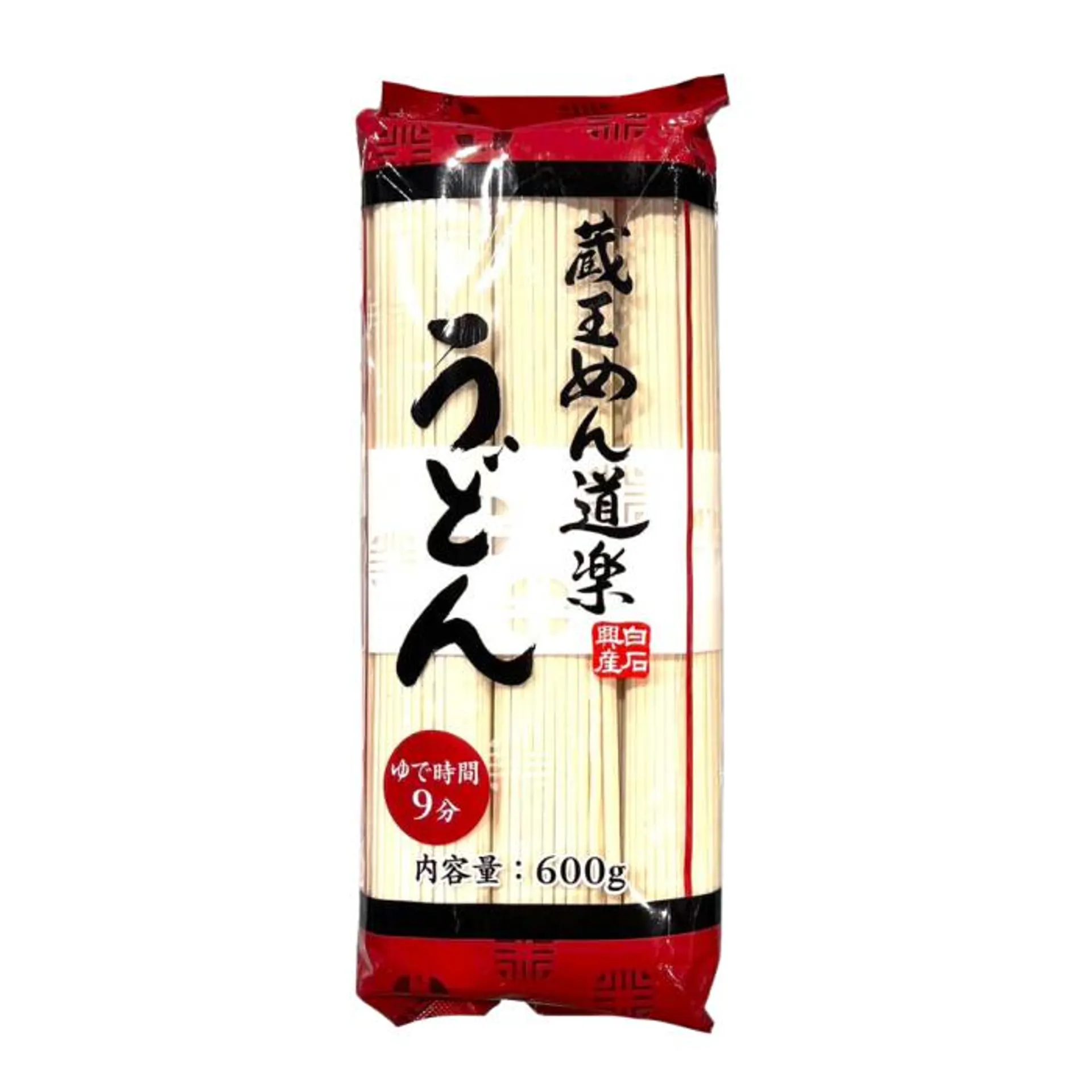 SHIRAISHI / DRIED NOODLES (ZAOU MEN DOURAKU UDON NOODLE) 100gx6