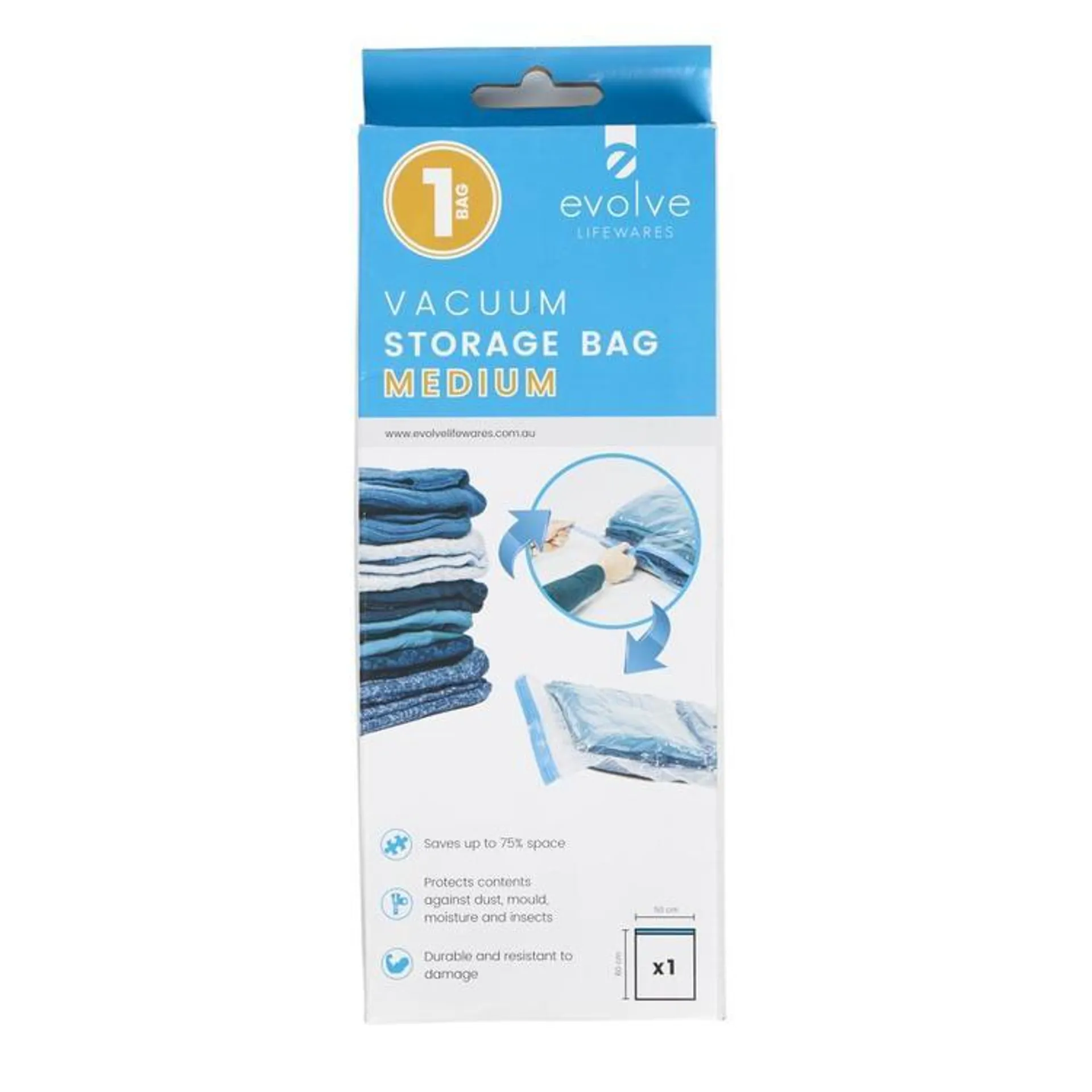 Evolve Lifewares Vacuum Bag Clear