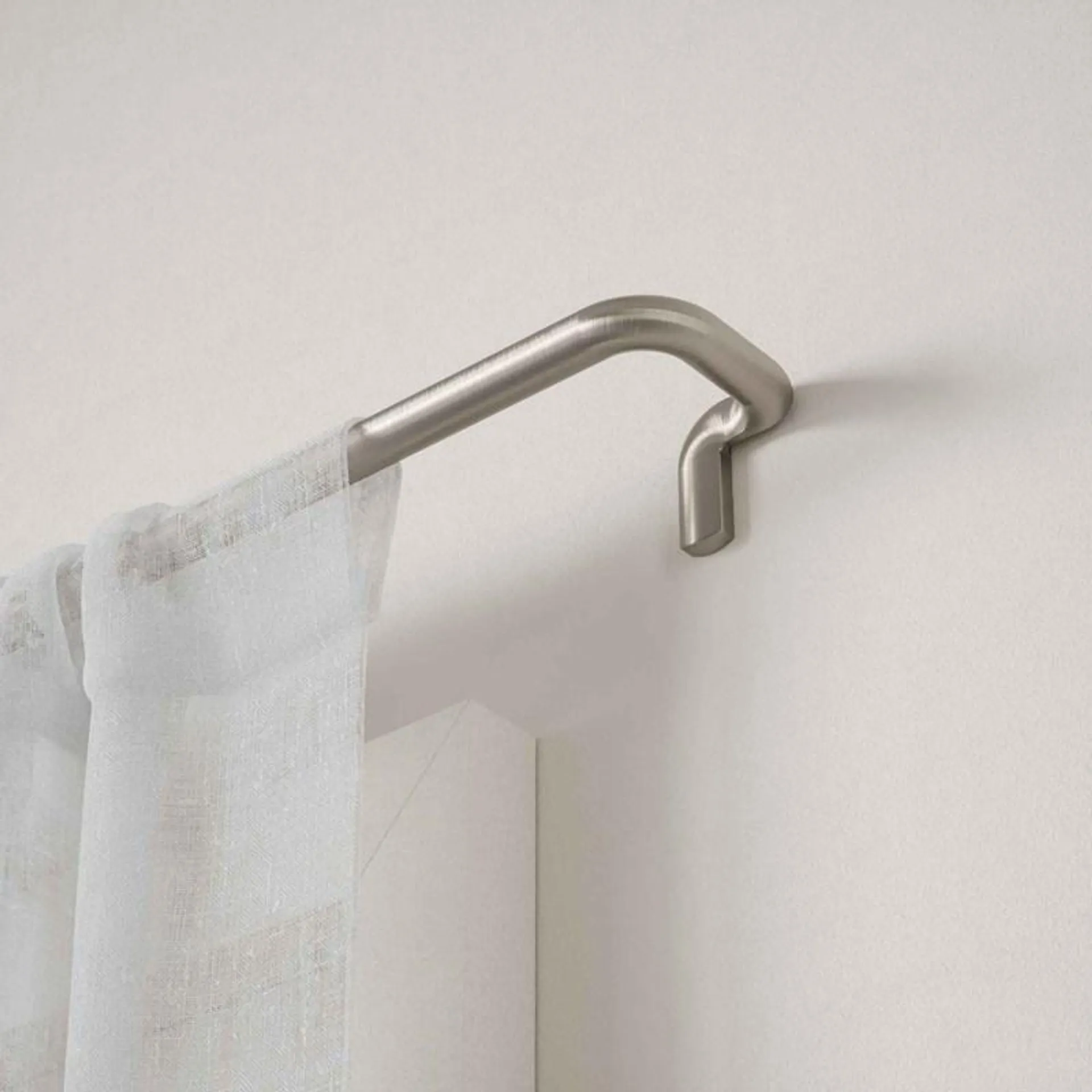 Umbra Twilight Curtain Rod Matte Nickel