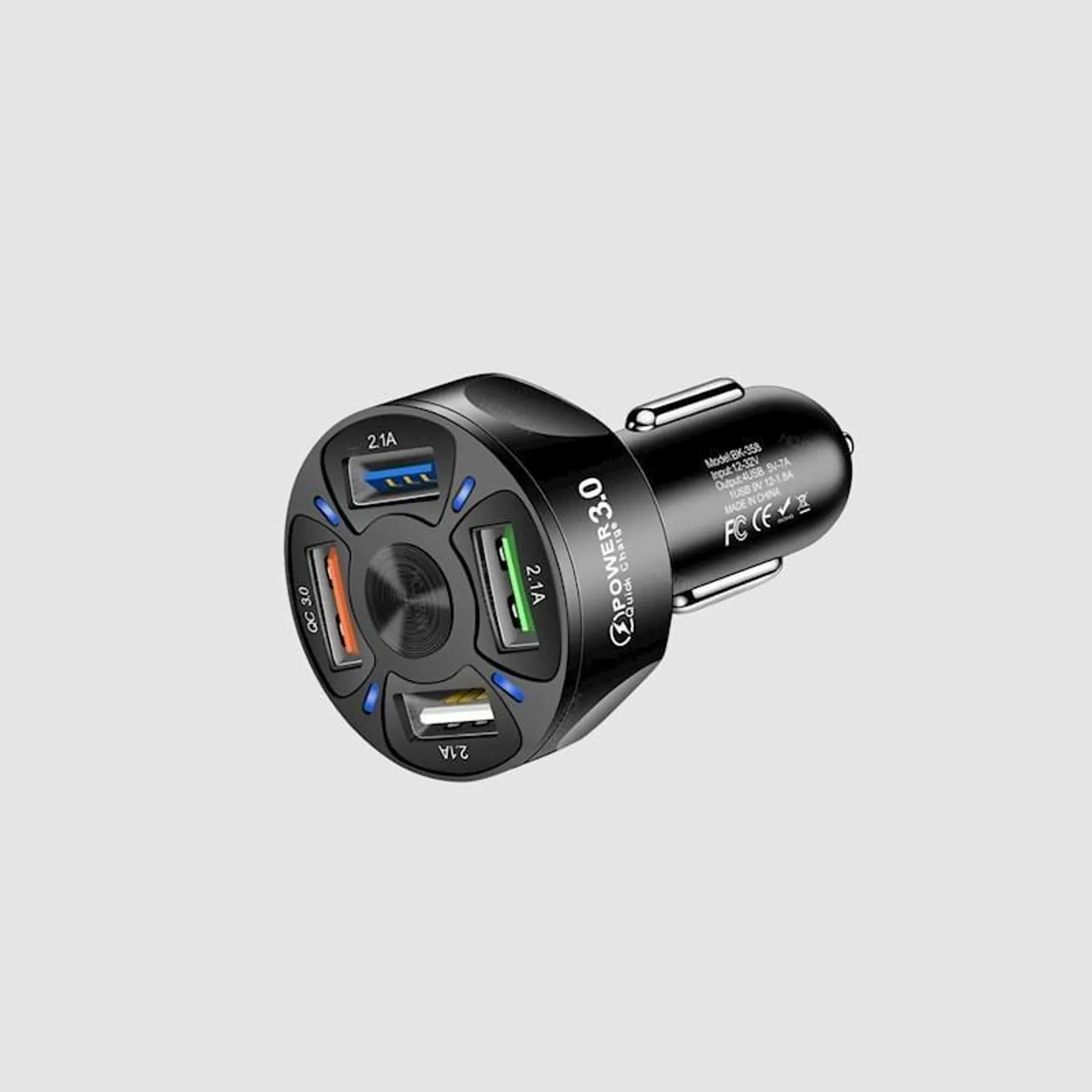 Urban Spec 4Port Car USB Fast Charger