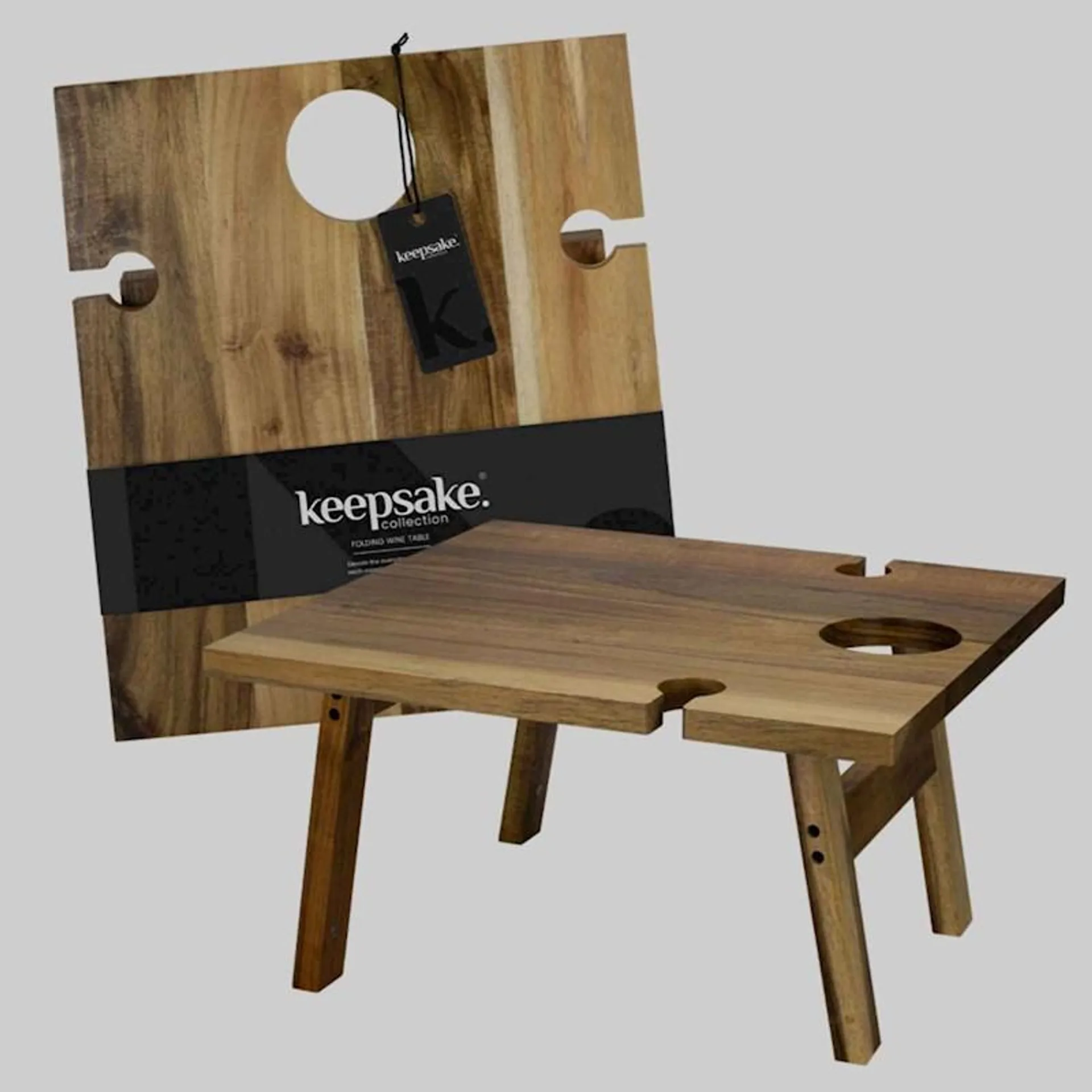 Keepsake Folding Wine Table