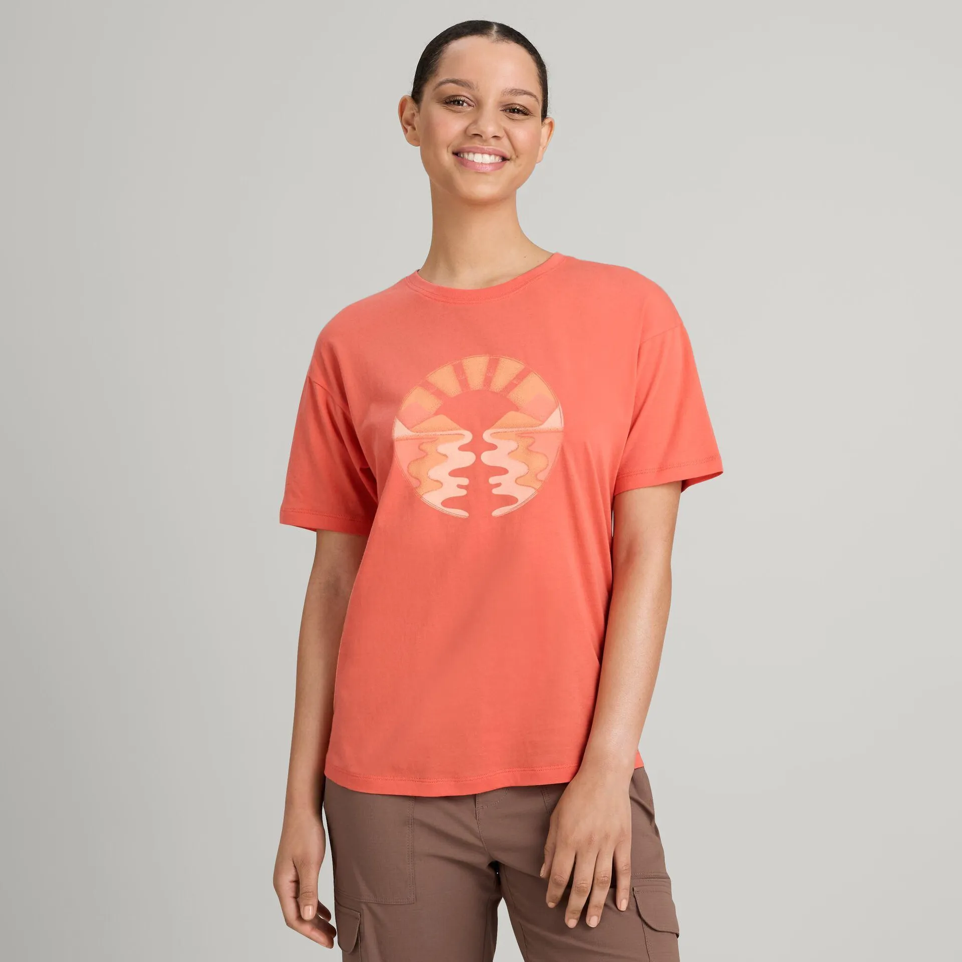 Retro Sunset Women's Organic Cotton T-shirt