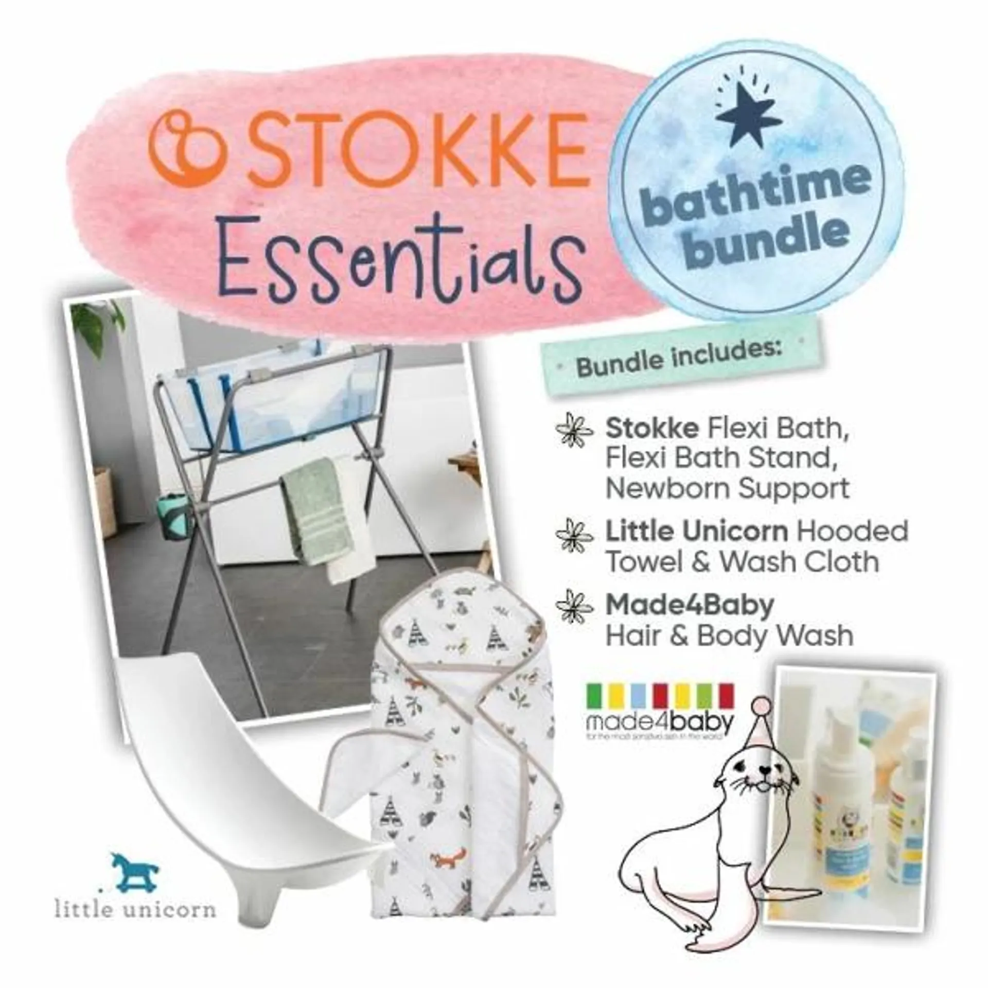 Stokke Flexi Bath Essentials Bundle