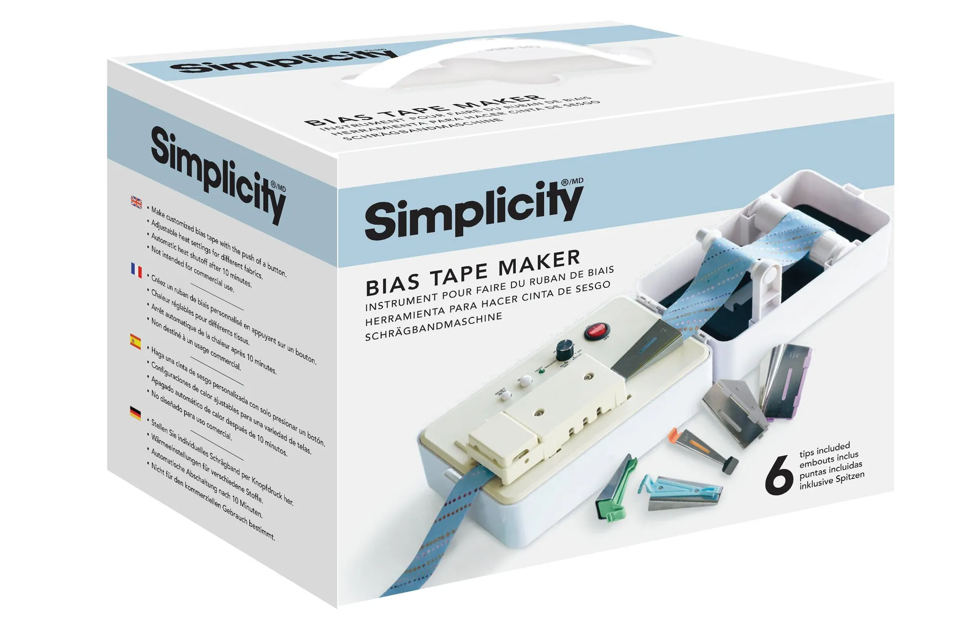 Simplicity Bias Tape Maker & 6 Tips