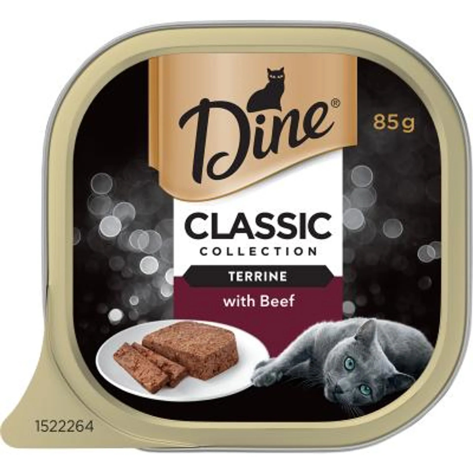 Dine Classic Collection Terrine with Tender Beef Wet Cat Food