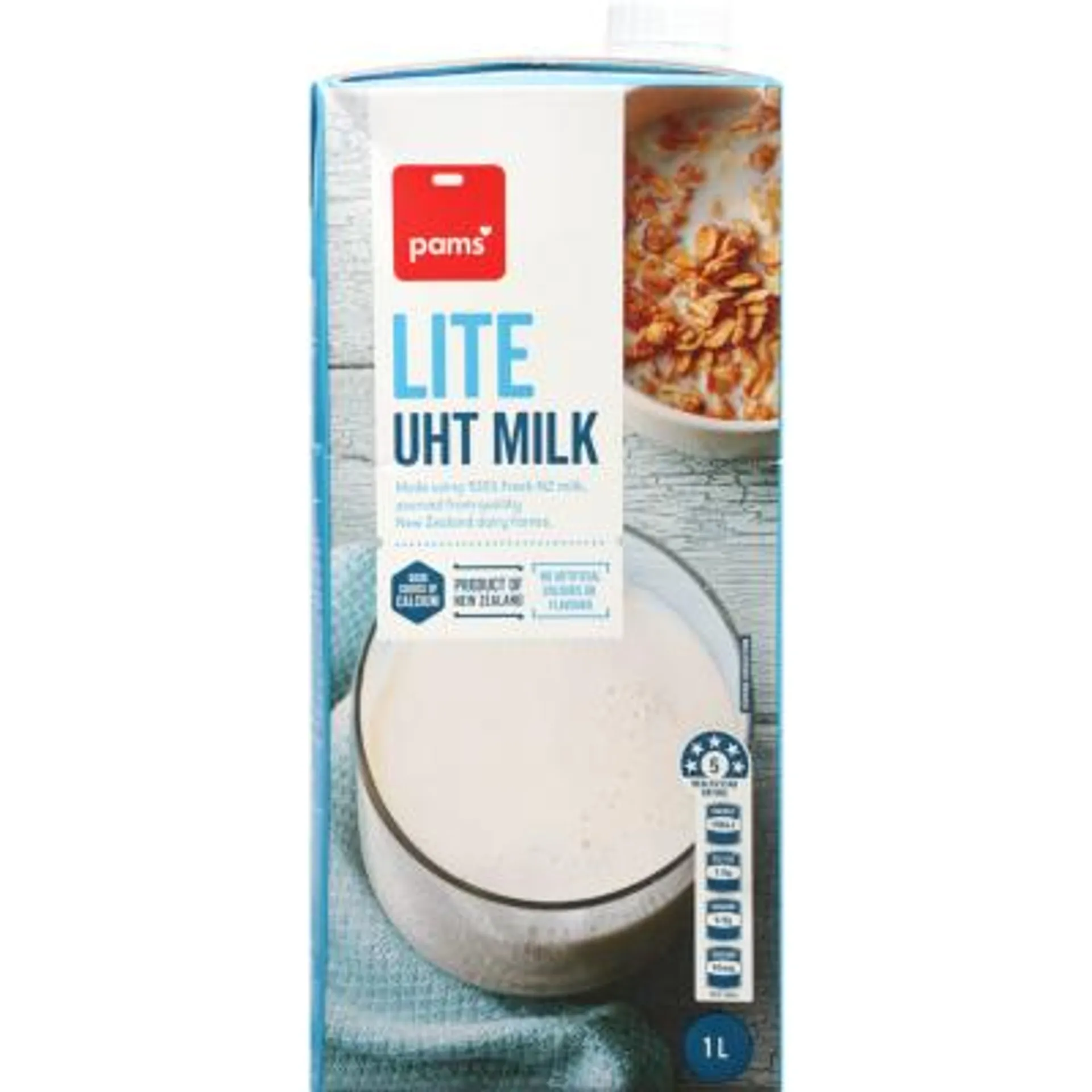 Pams Lite UHT Milk