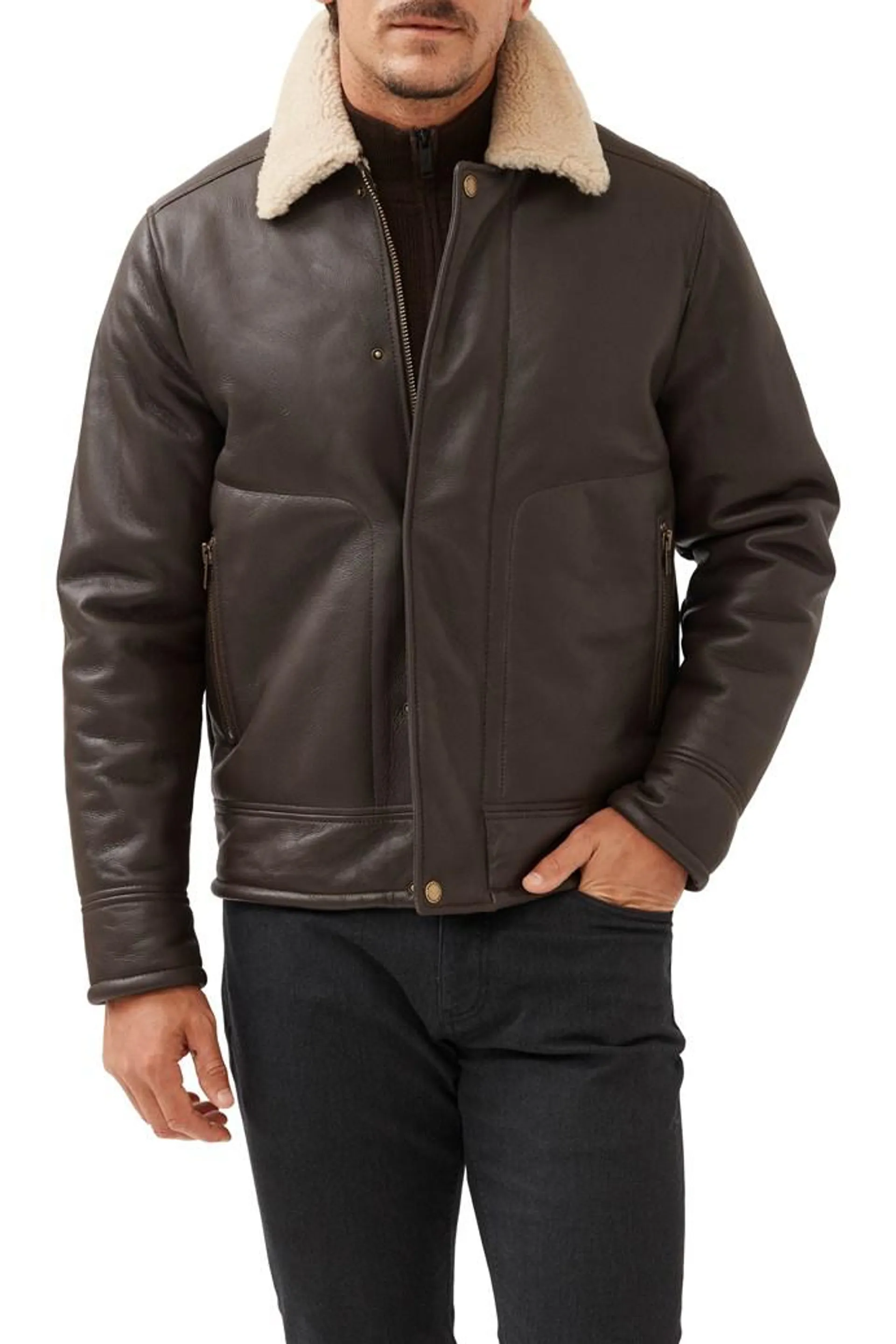 Arrowtown Shearling Leather Jacket