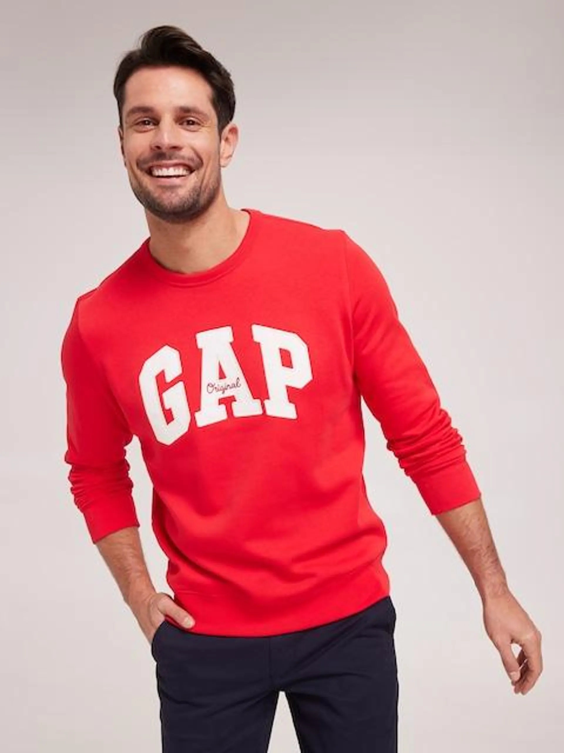 GAP Original Arch Crew In Pure Red