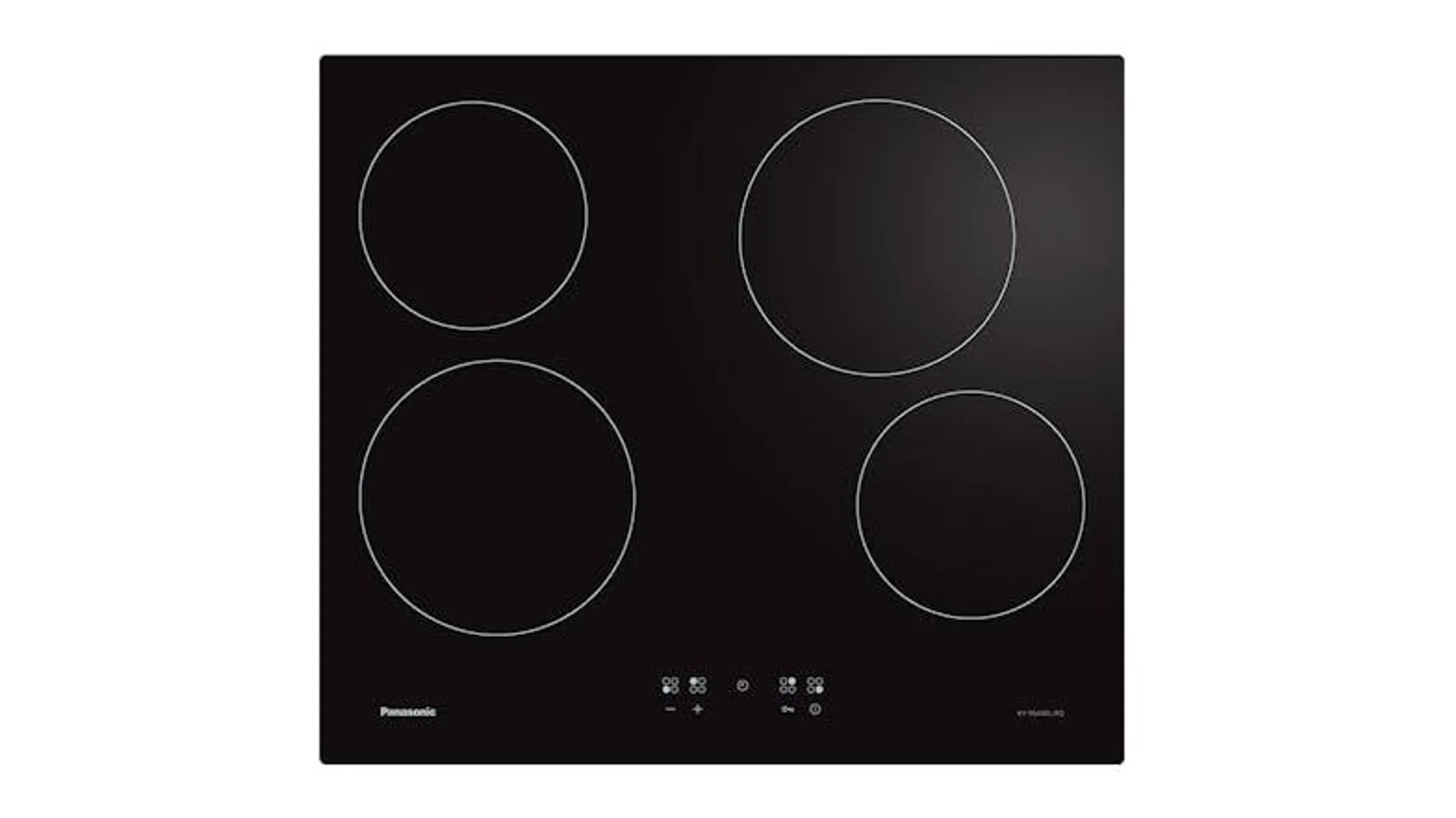 Panasonic 60cm 4 Zone Ceramic Cooktop - Black (KY-R64ARLJPQ)