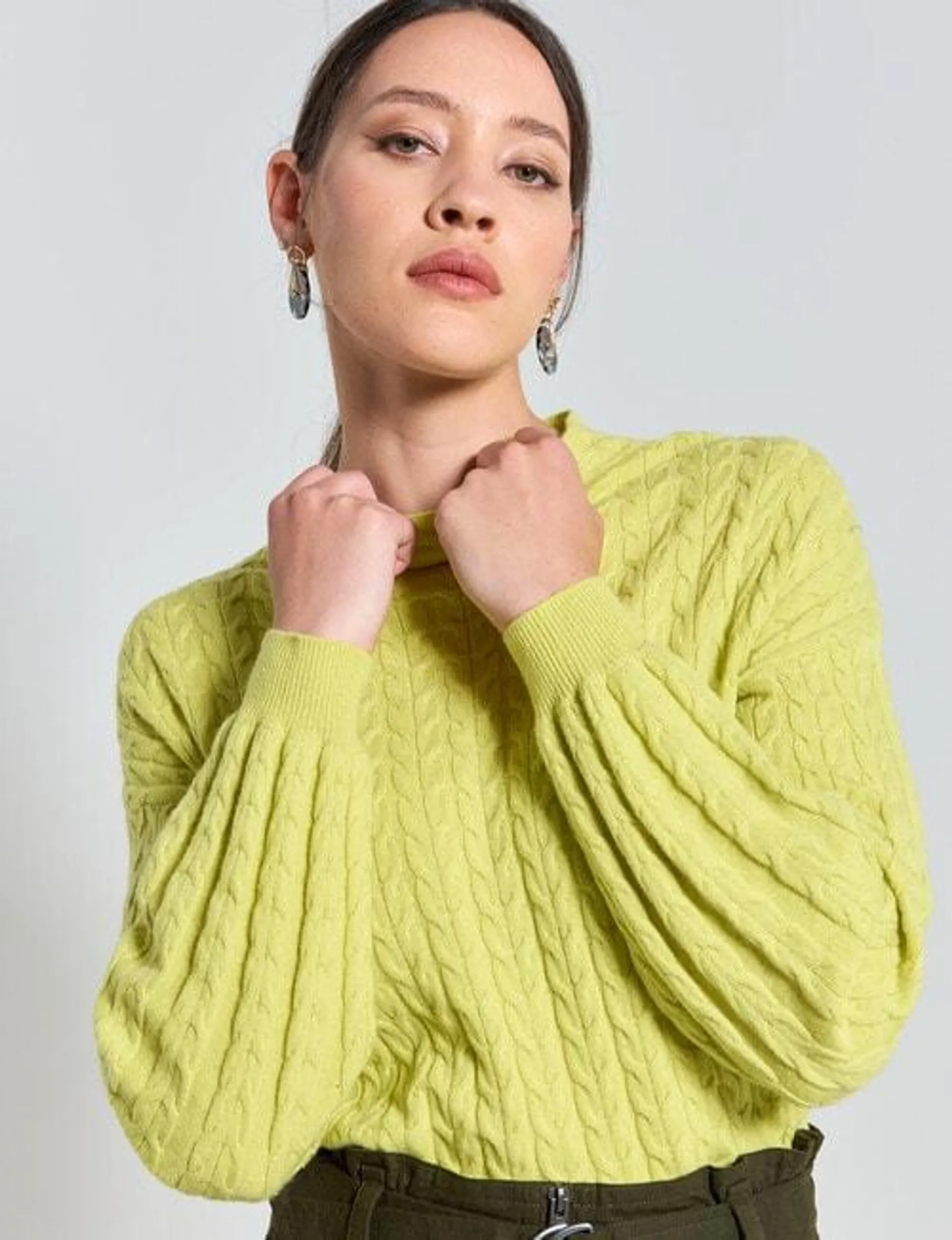 State of play Artemis Sweater, Lime