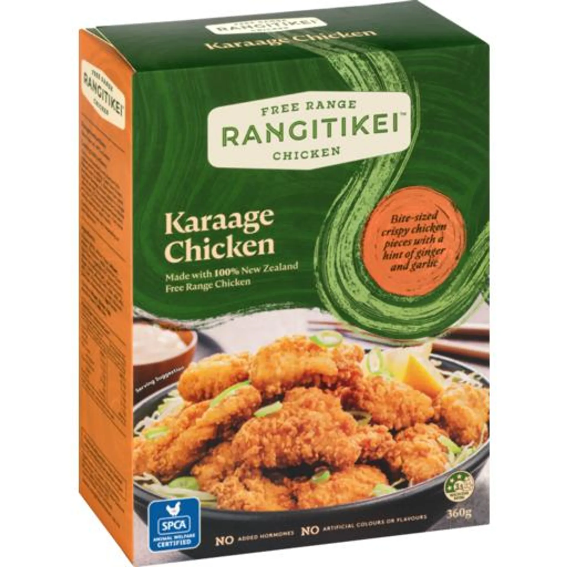 Rangitikei Free Range Karaage Chicken Chunks 360g
