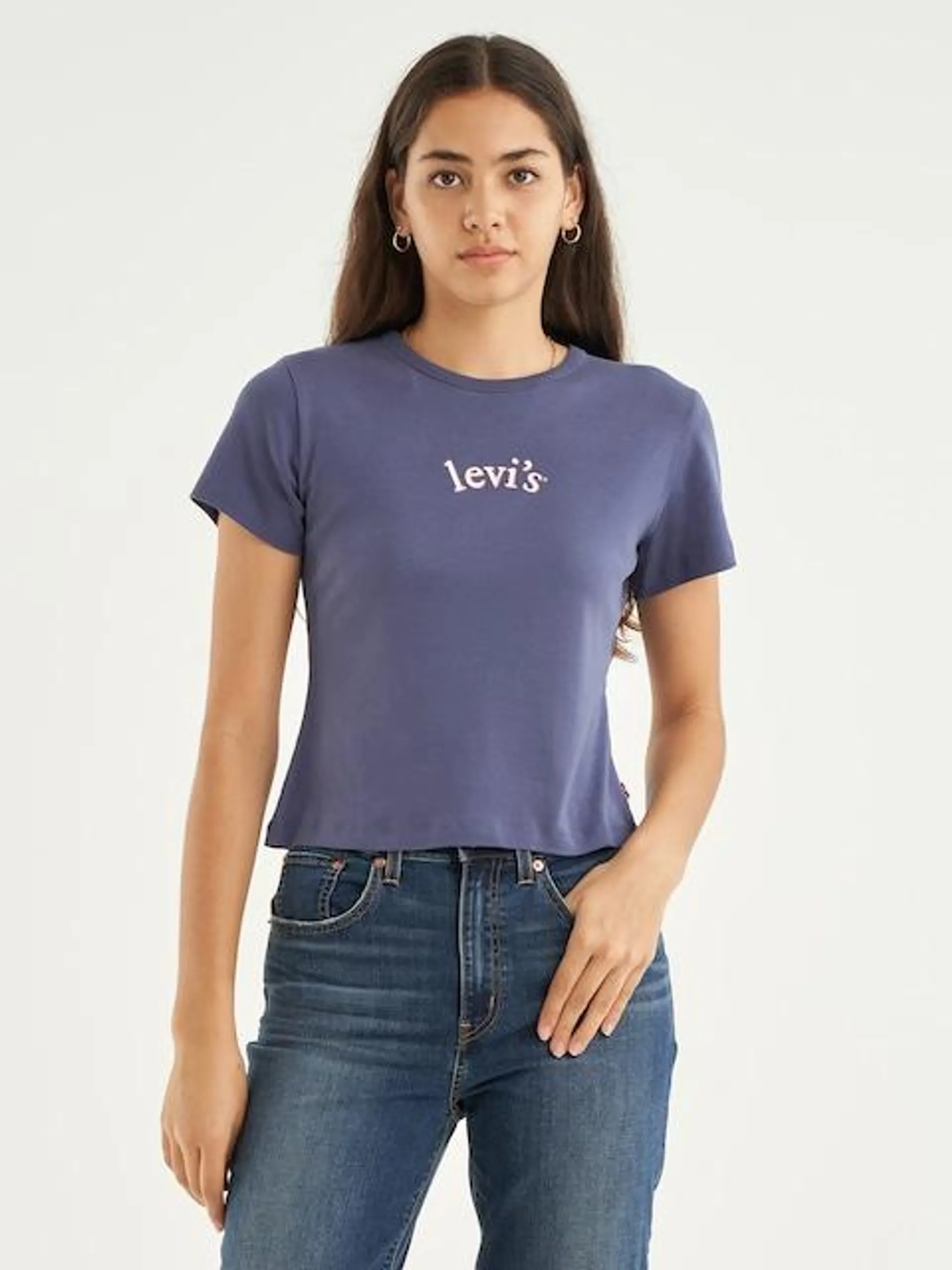 Levi's Graphic Rickie Tee In Crown Blue