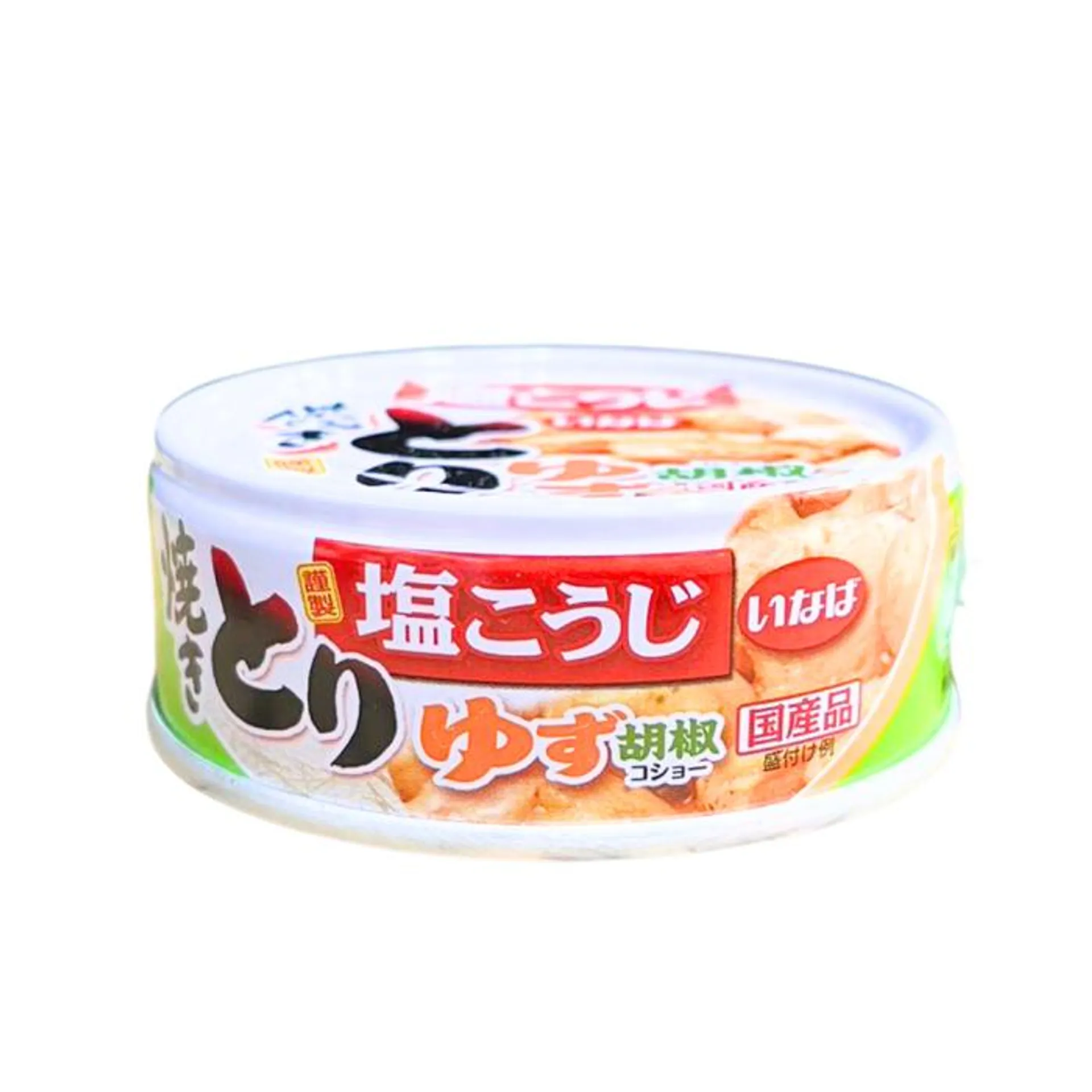 INABA FOODS / TORI YUZU PEPPER FLAVOR / CANNED COOKED CHICKEN 65g