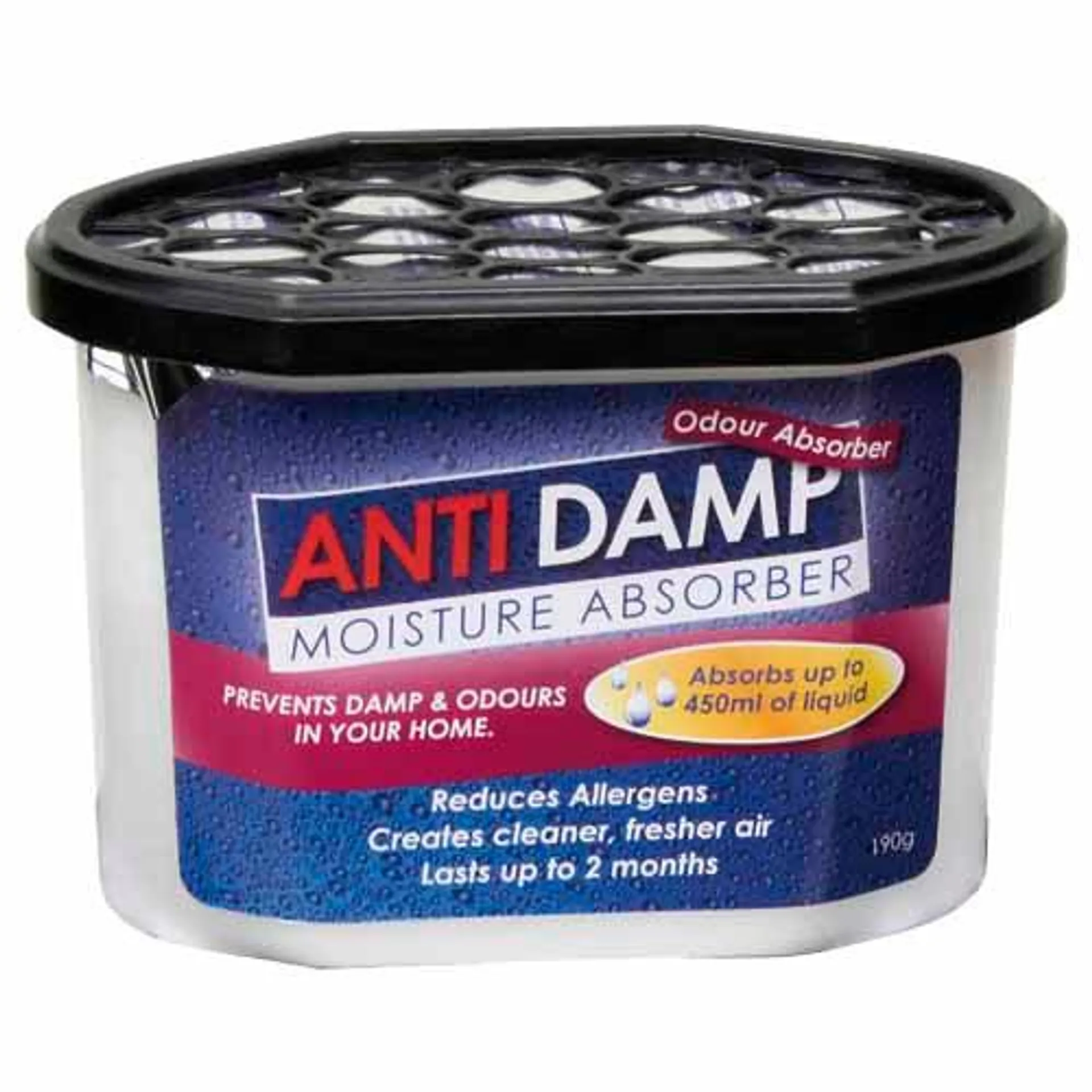 Anti Damp Moisture Absorbers pack of 3 190g each White