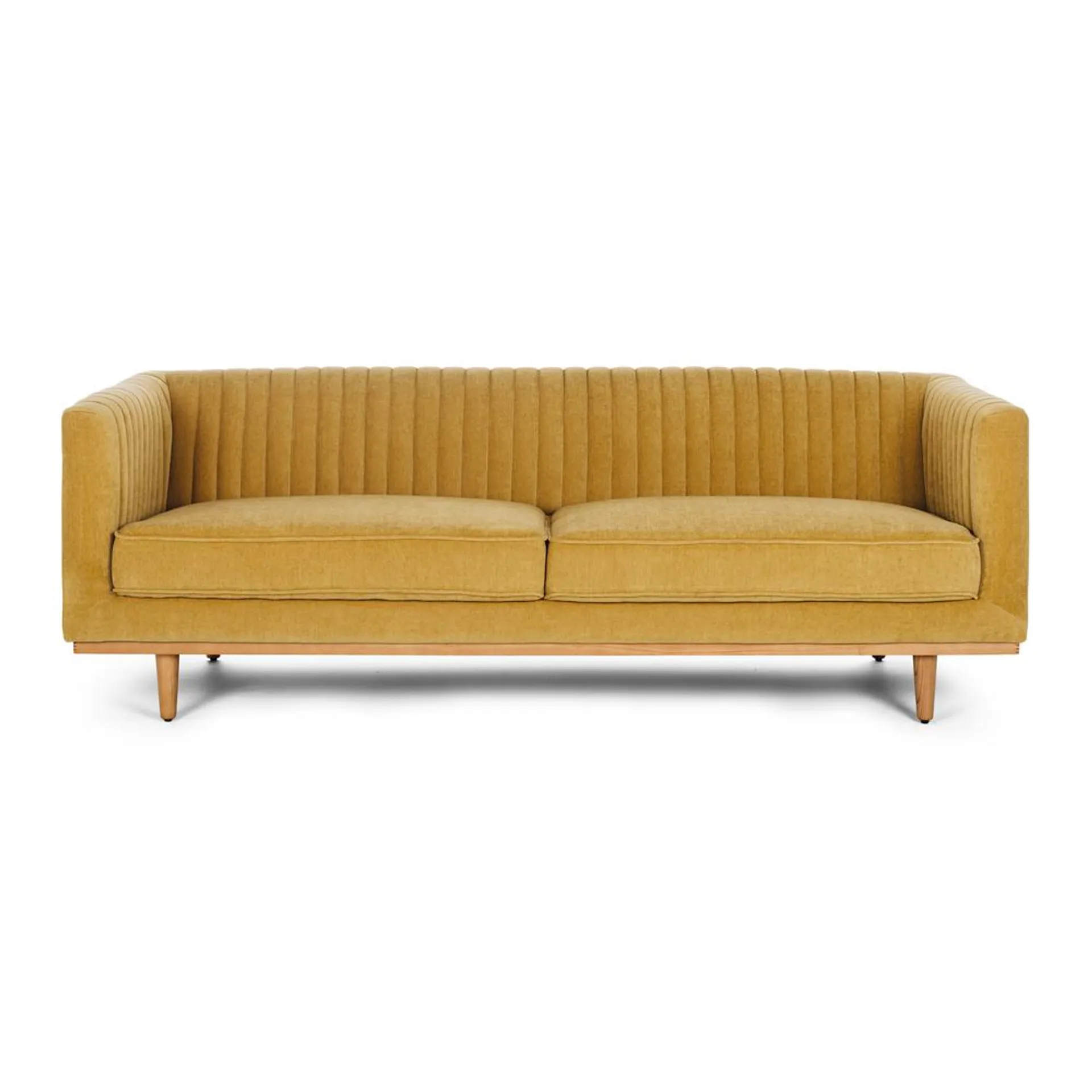 Madison 3 Seater Sofa, Honey Gold