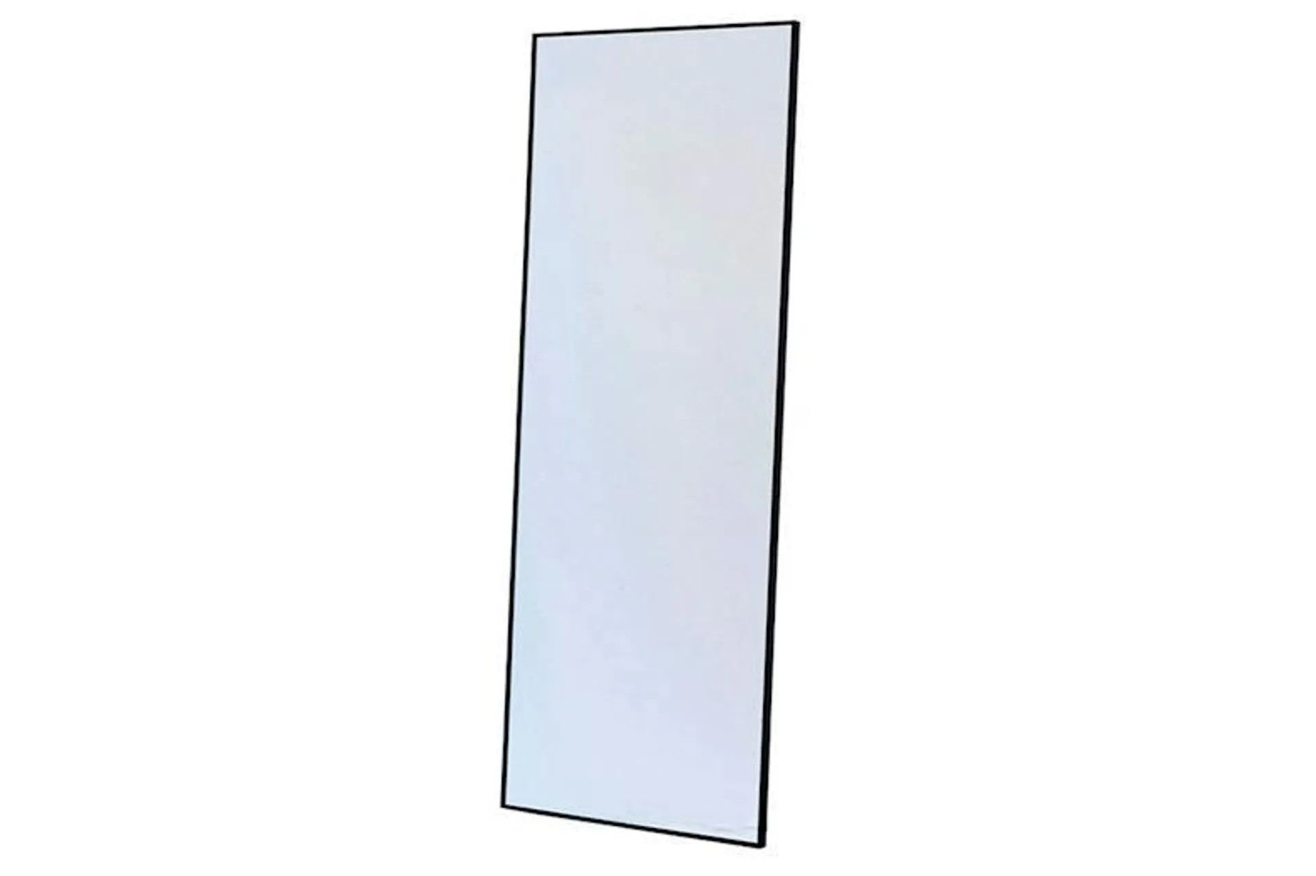 170cm Rectangular Aluminium Mirror - Black