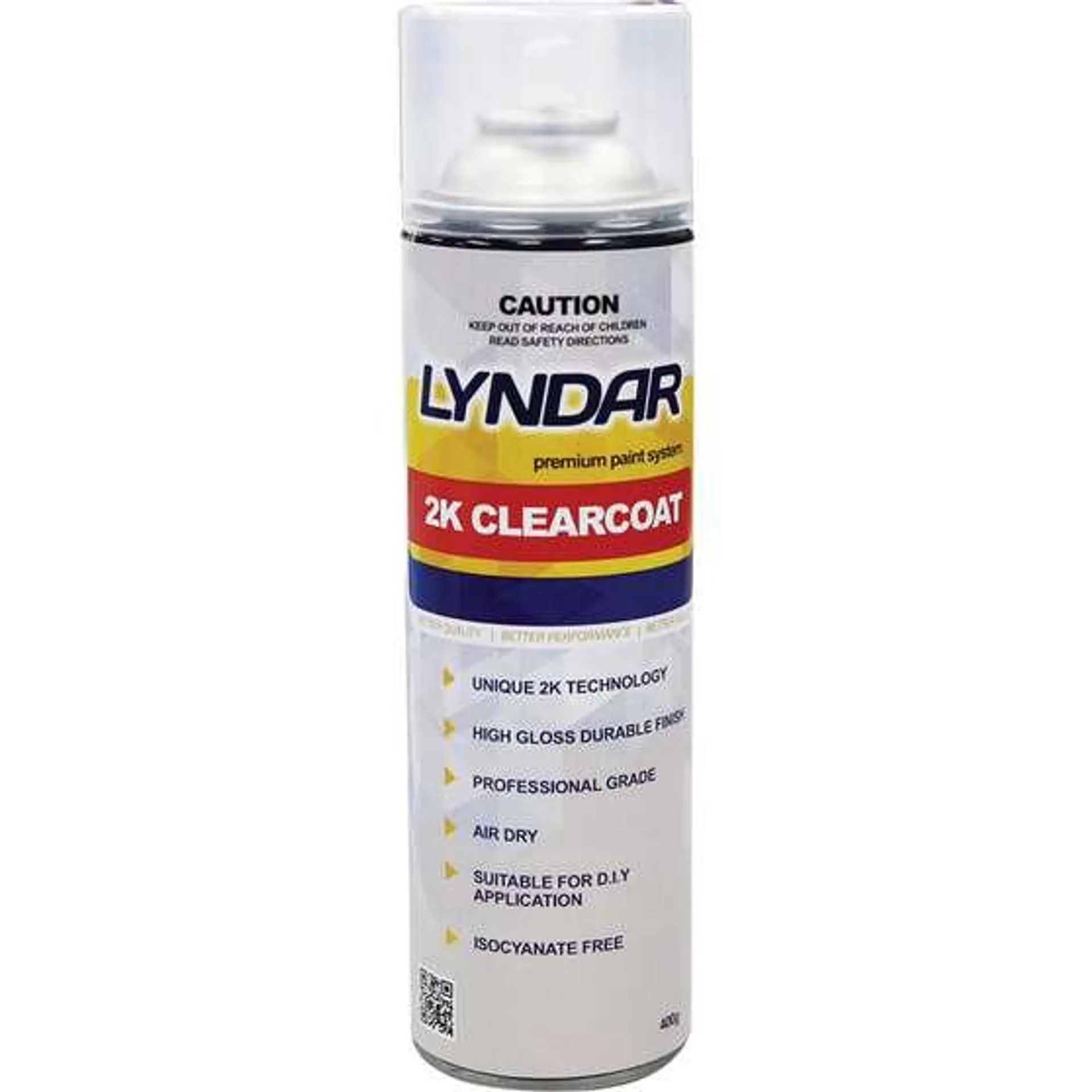 Lyndar 2K Clear Coat Aerosol Paint, 400g