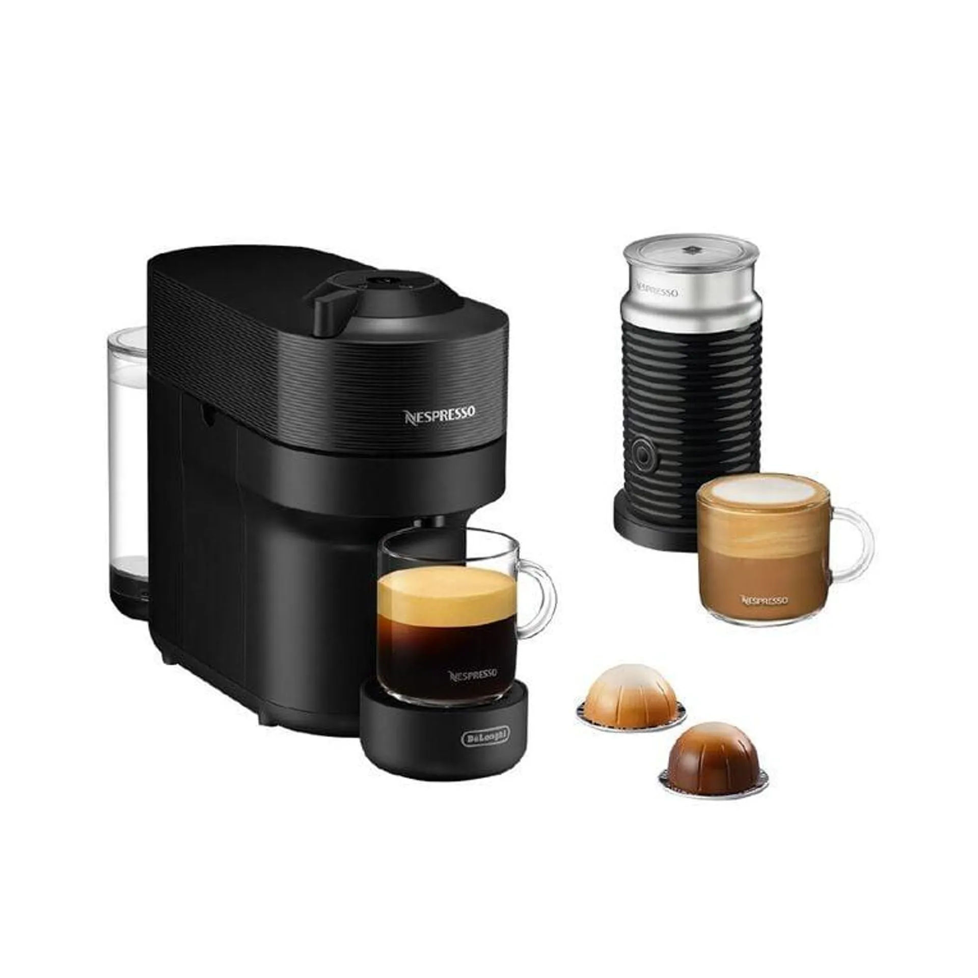 Nespresso Vertuo Pop Bundle by DeLonghi Black