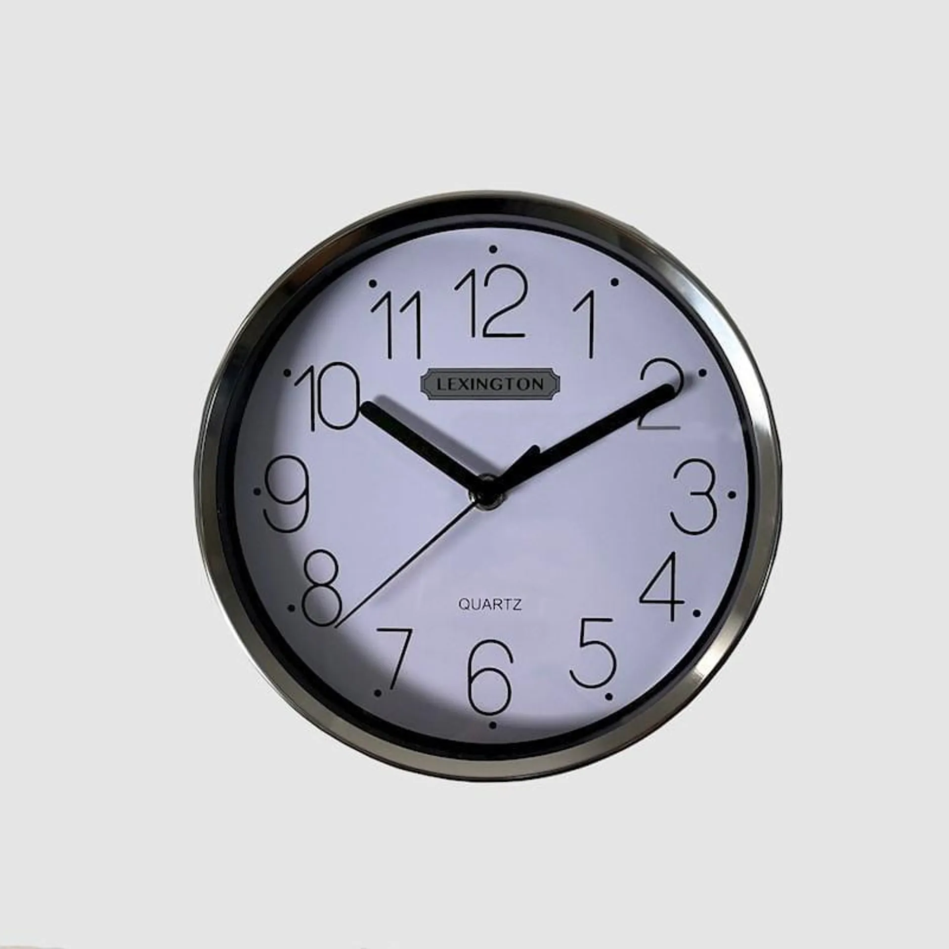 Lexington Mason Wall Clock Silver White 20cm