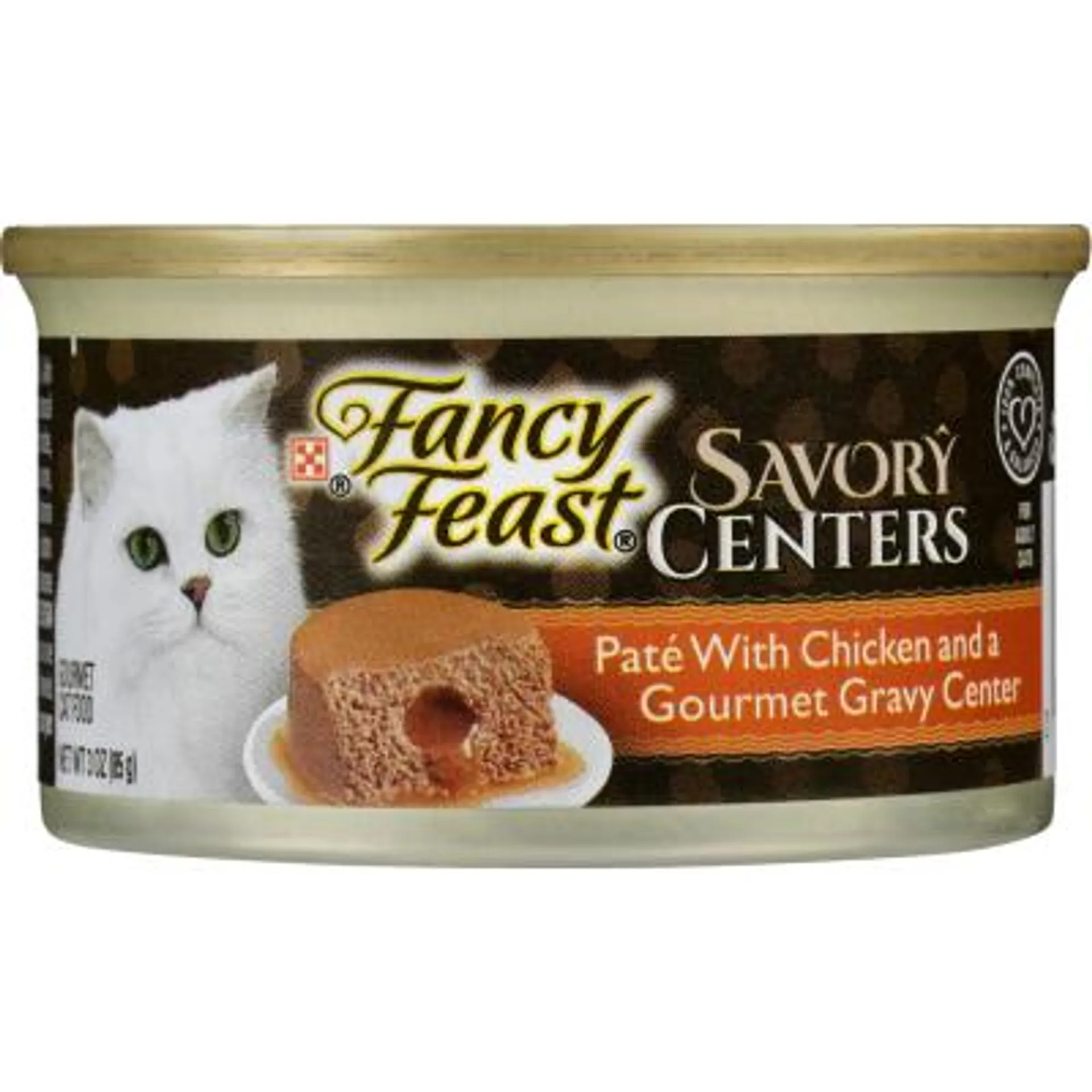 Purina Fancy Feast Savoury Centres Pate Chicken And A Gourmet Gravy Centre Adult Wet Cat Food