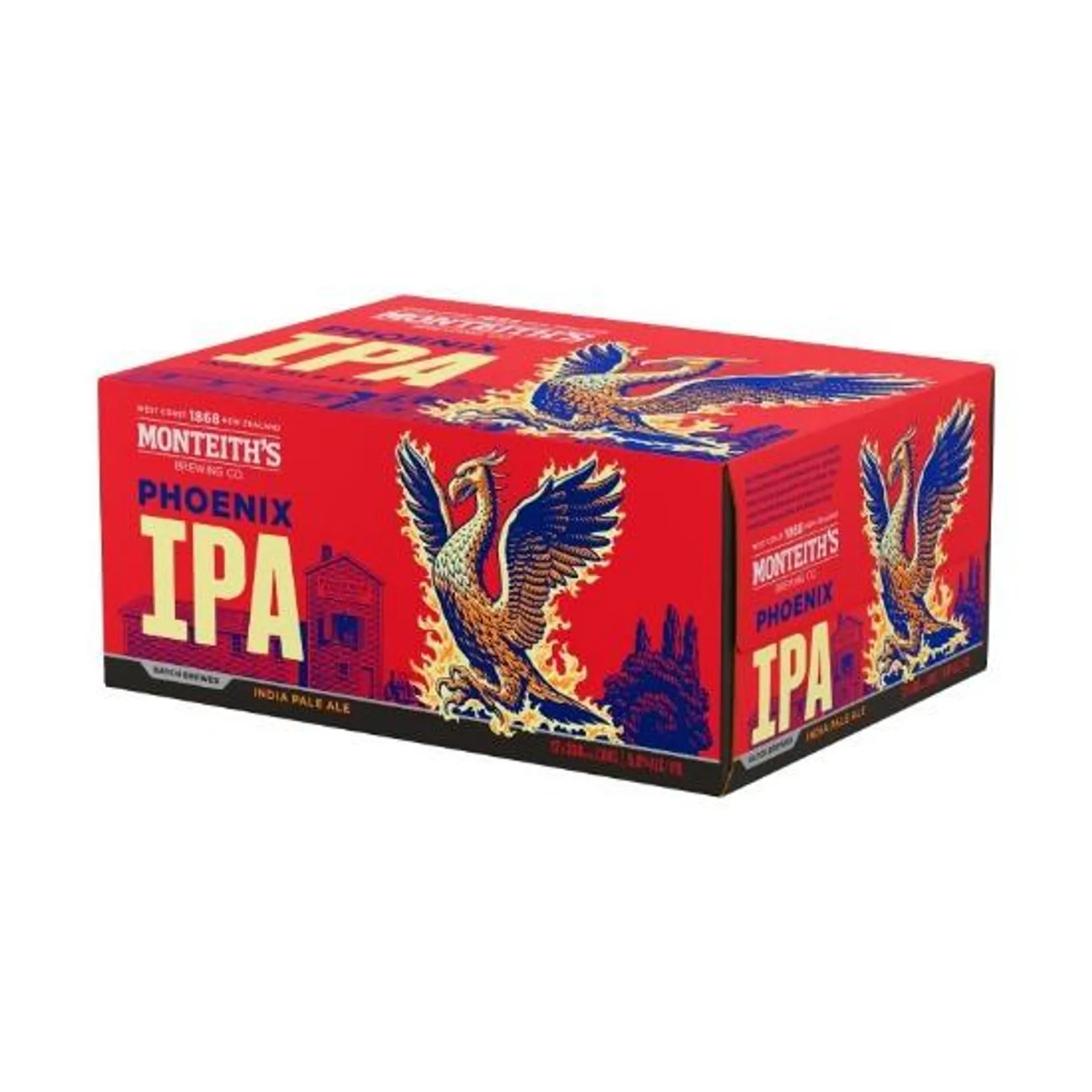 Monteith's Batch Brewed Phoenix IPA Cans 12x330ml