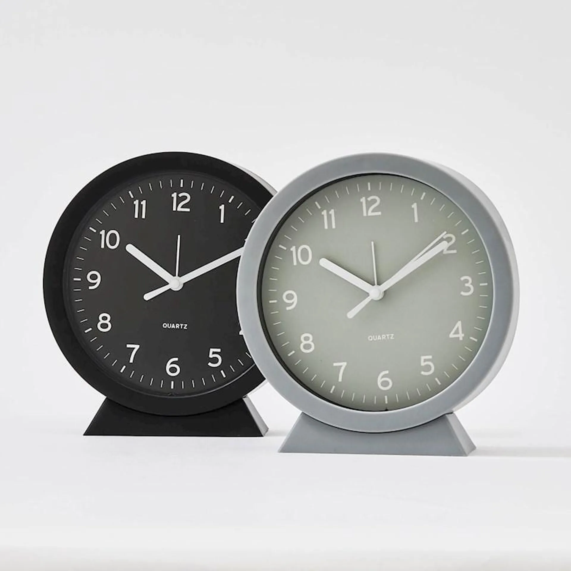 Alarm Clock Circle with Base Assorted Colours