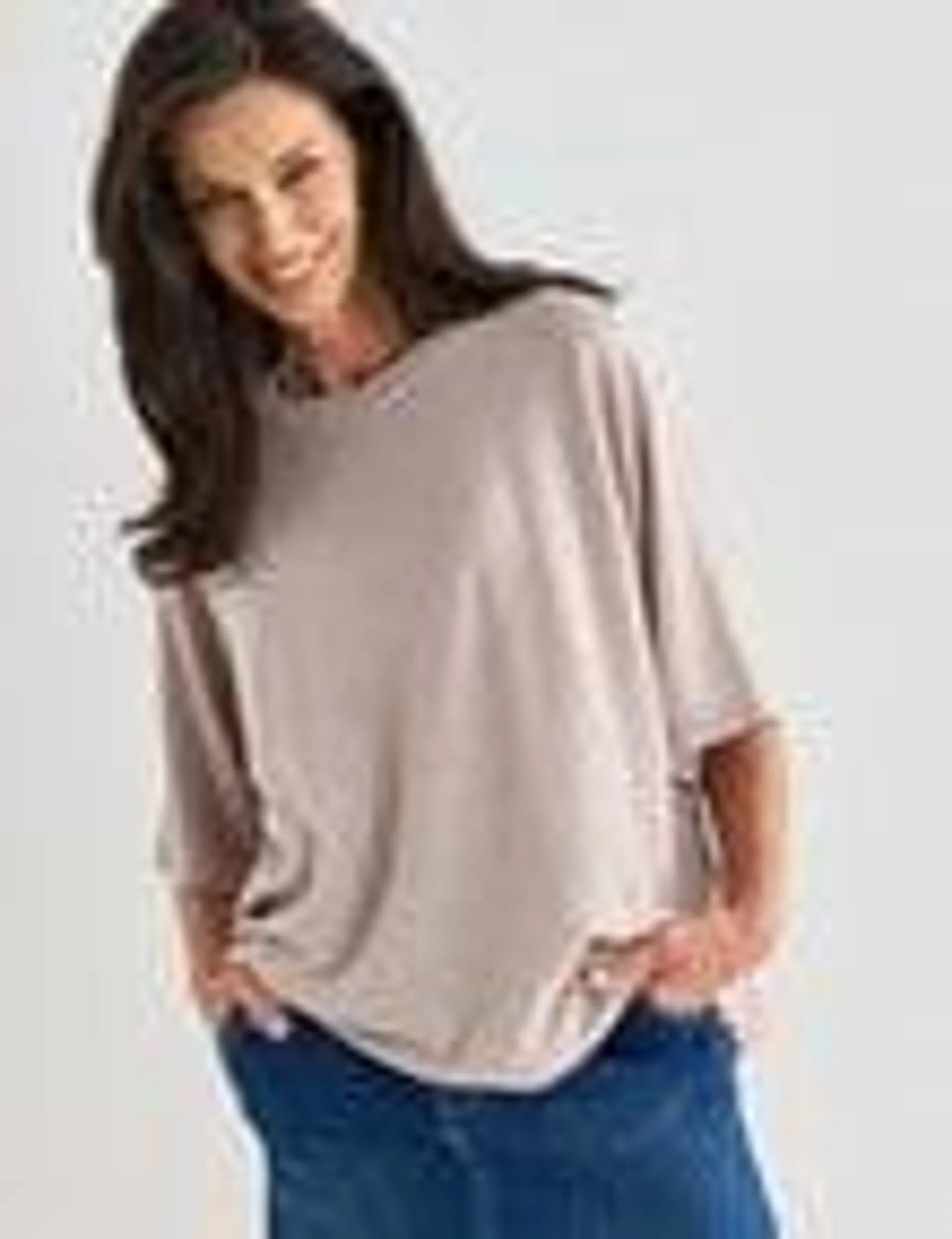 Ella J Batwing Jumper, Natural